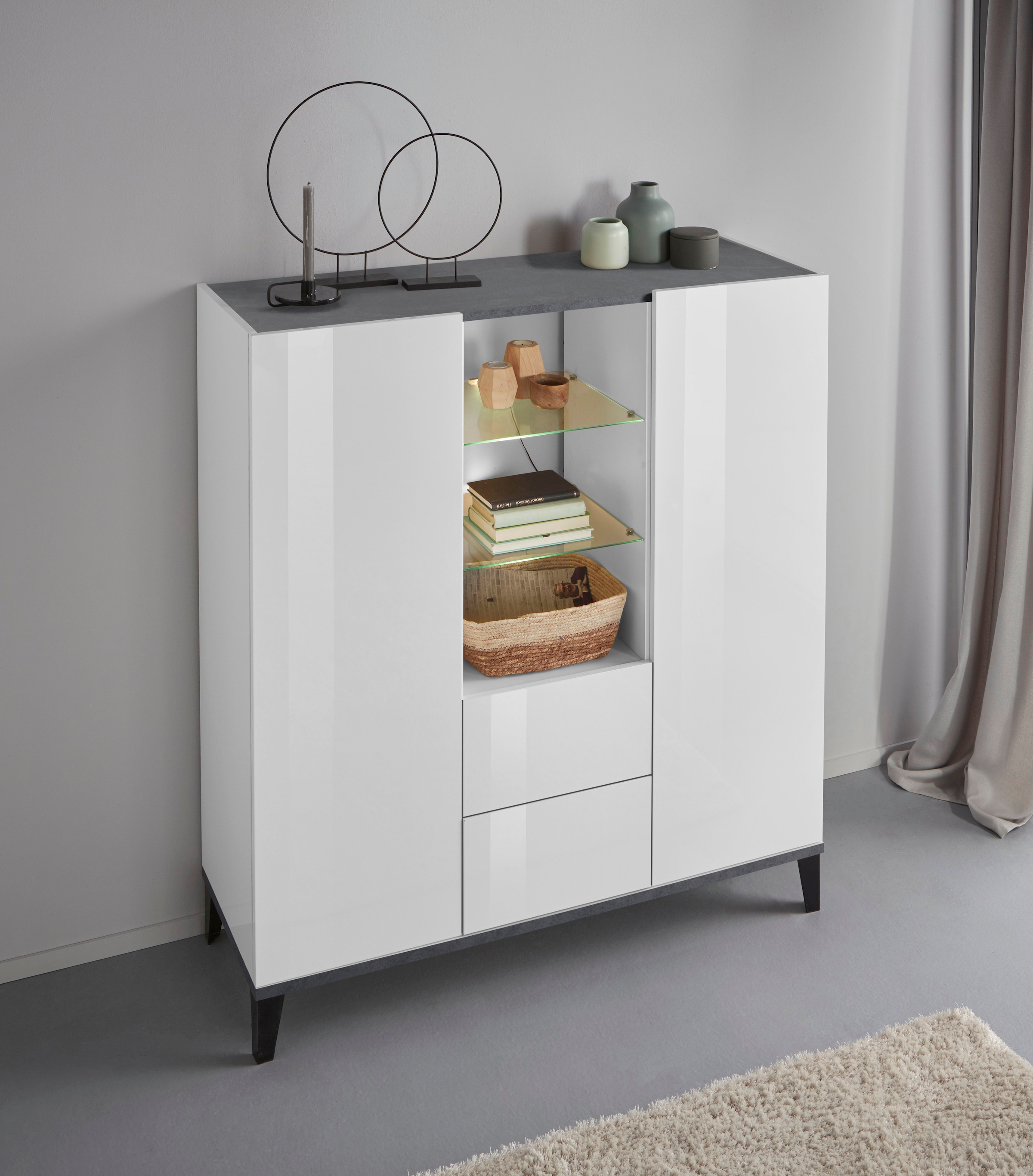 INOSIGN Highboard »Sunrise«, Breite 120 cm
