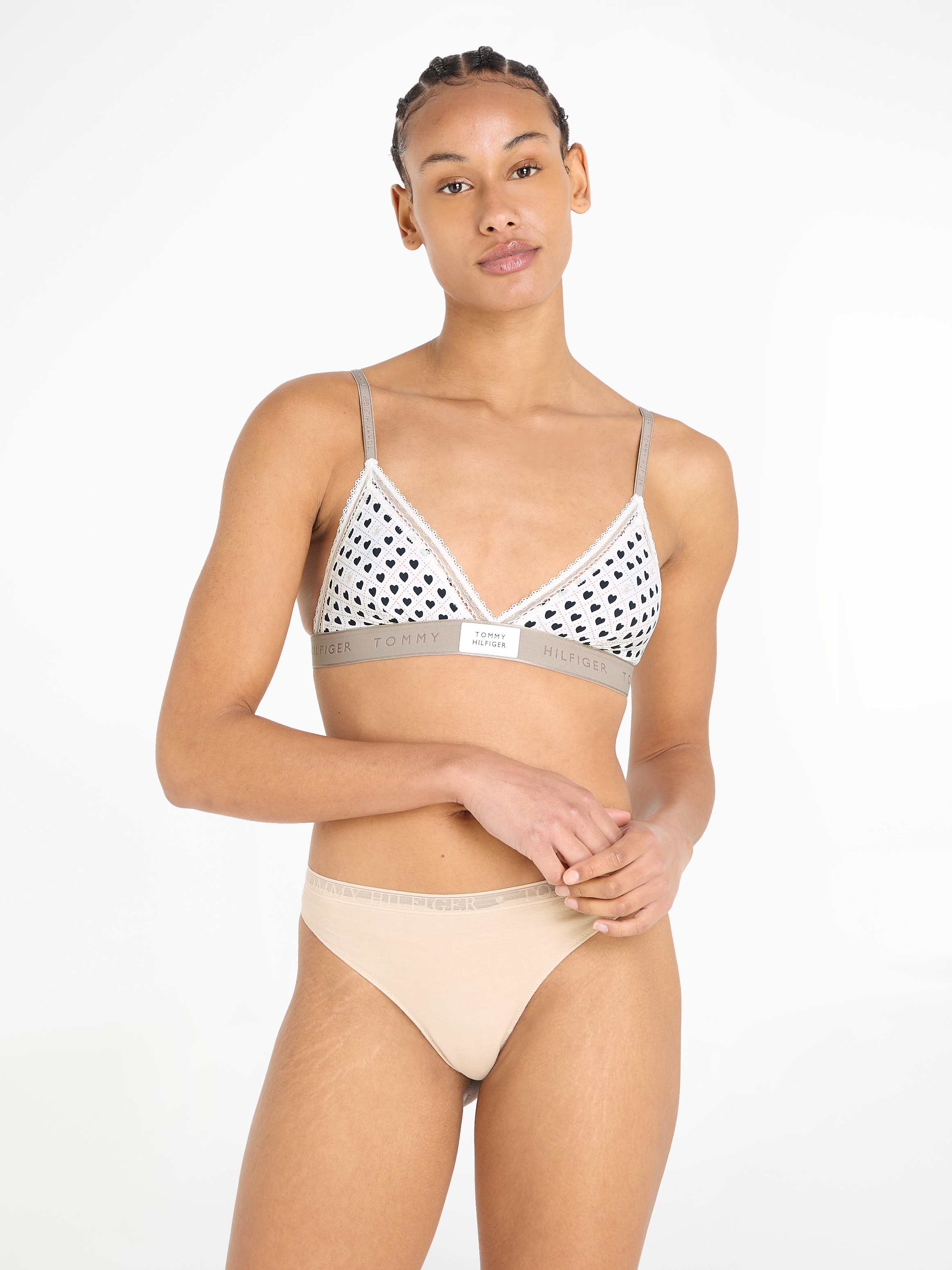 Tommy Hilfiger Underwear Logobund modischem Schweiz bei shoppen Triangel-BH mit online Jelmoli-Versand »TRIANGLE PRINT«