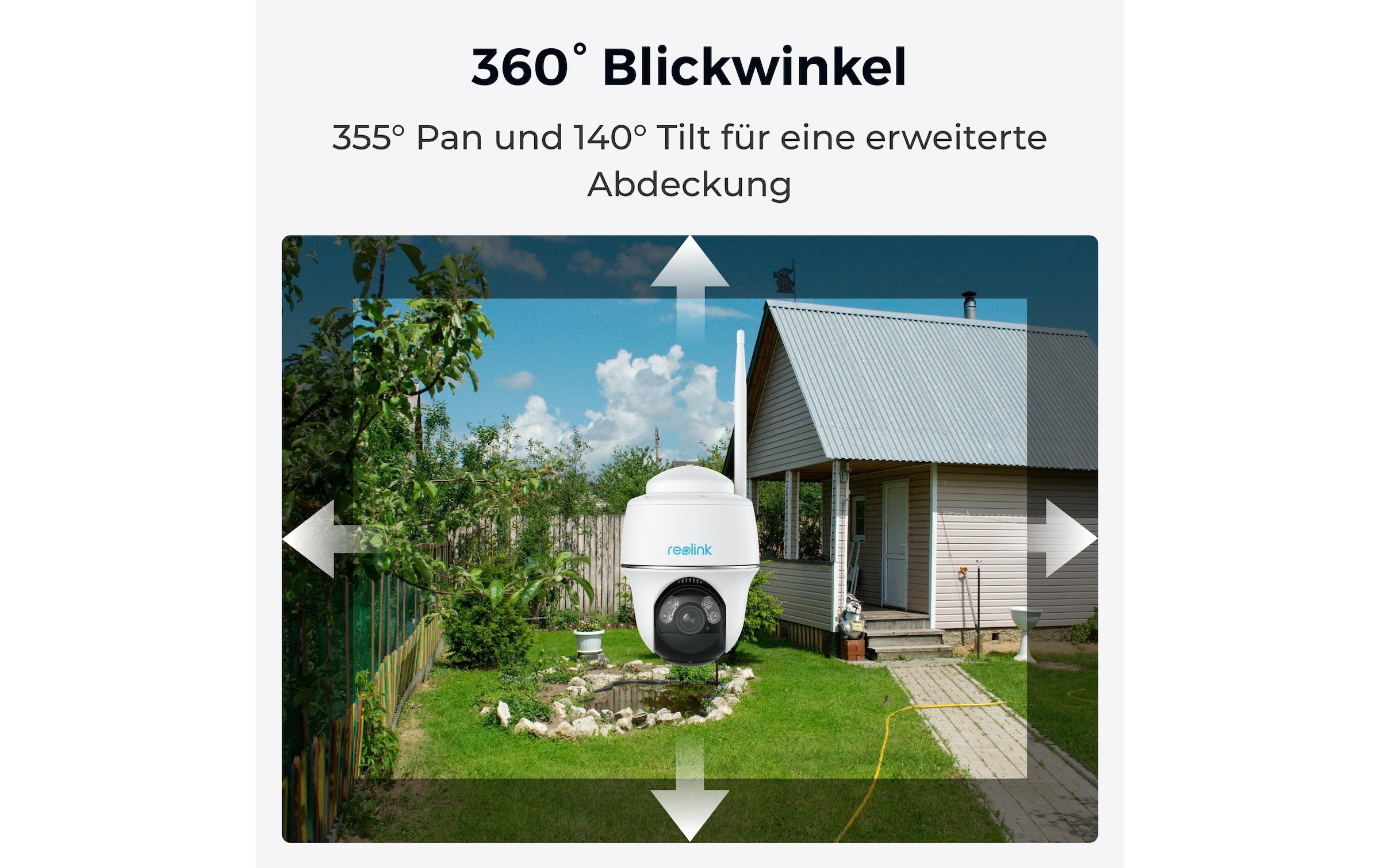 Reolink Überwachungskamera »B430 Weiss«, Aussenbereich