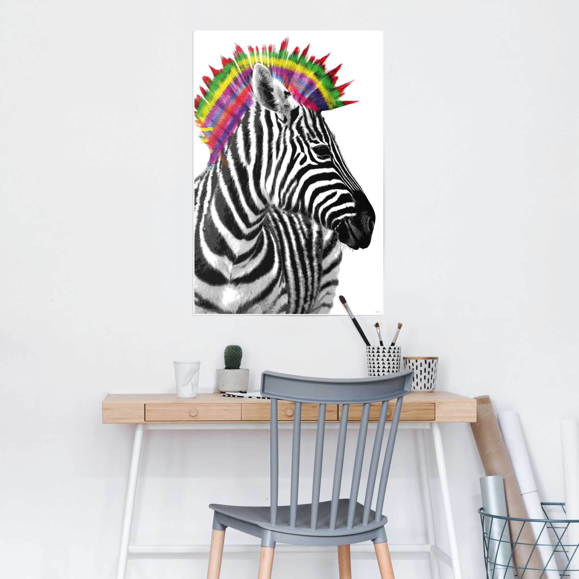 Shop Poster ❤ bestellen »Zebra im Reinders! Jelmoli-Online St.) (1 Punk«,