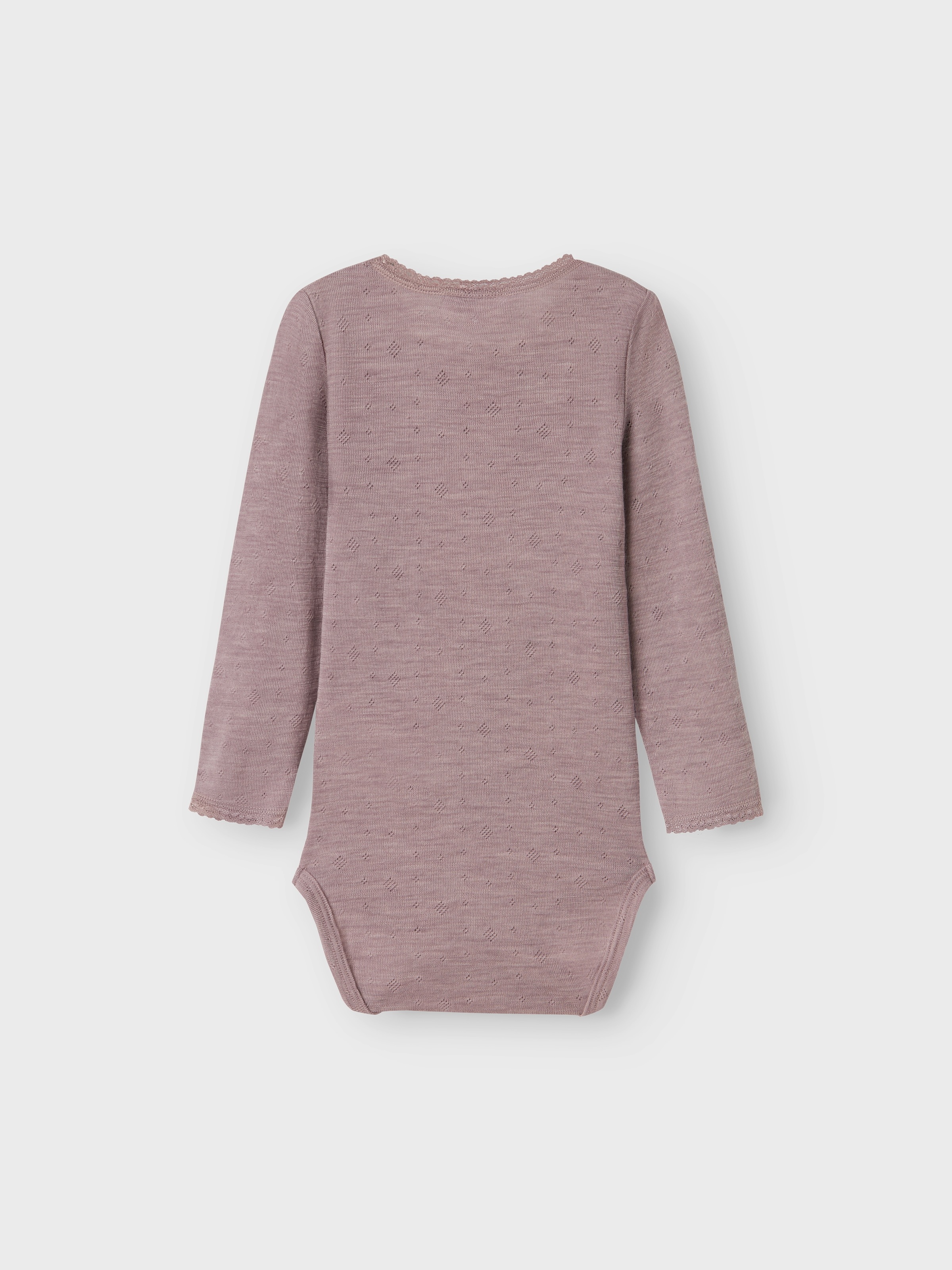 Name It Langarmbody »NMFWANG WOOL NEEDLE LS BODY SOLID NOOS«