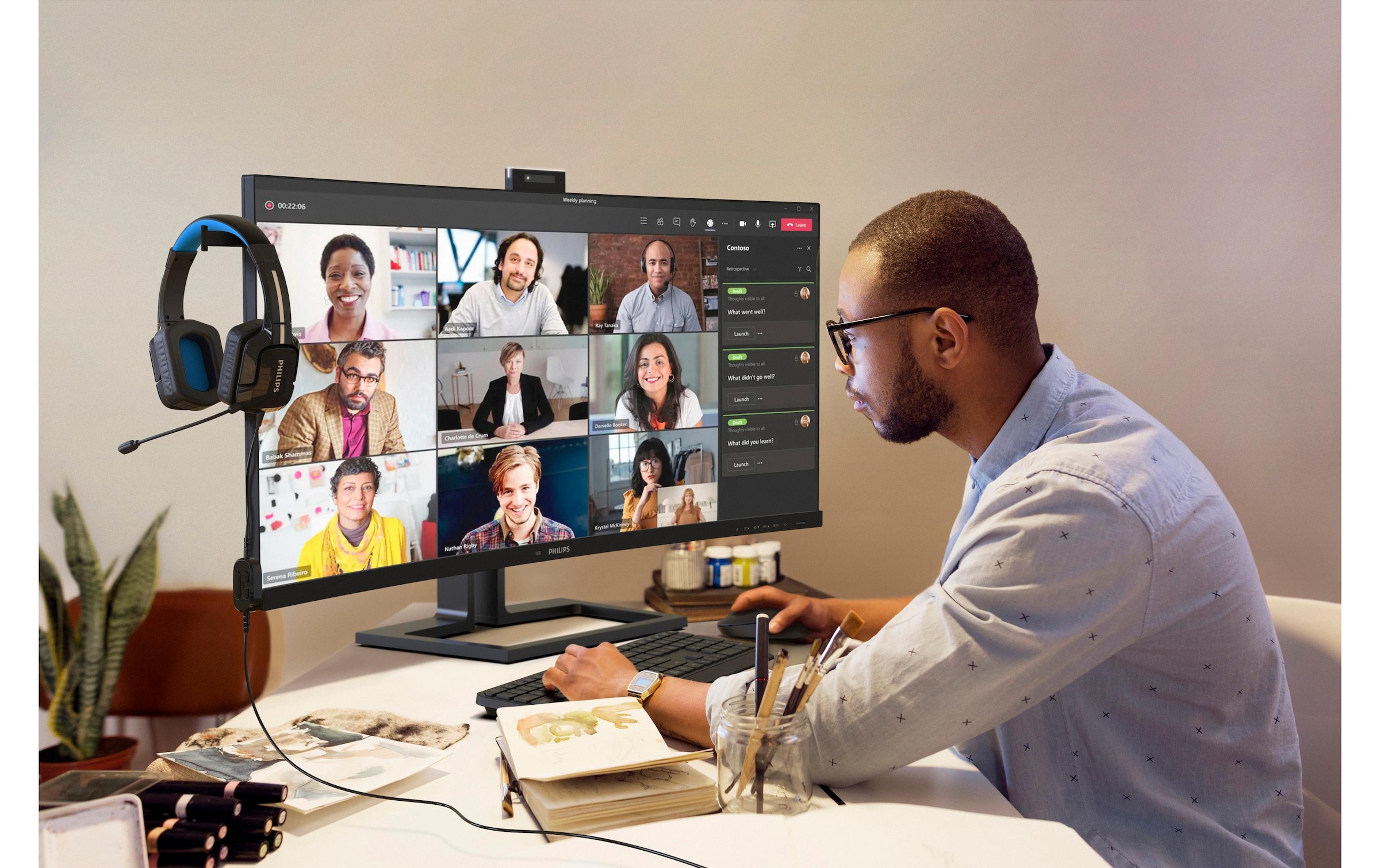 Philips LED-Monitor »40B1U6903CH/00«, 100,44 cm/39,7 Zoll, 5120 x 2160 px, 4 ms Reaktionszeit, 75 Hz