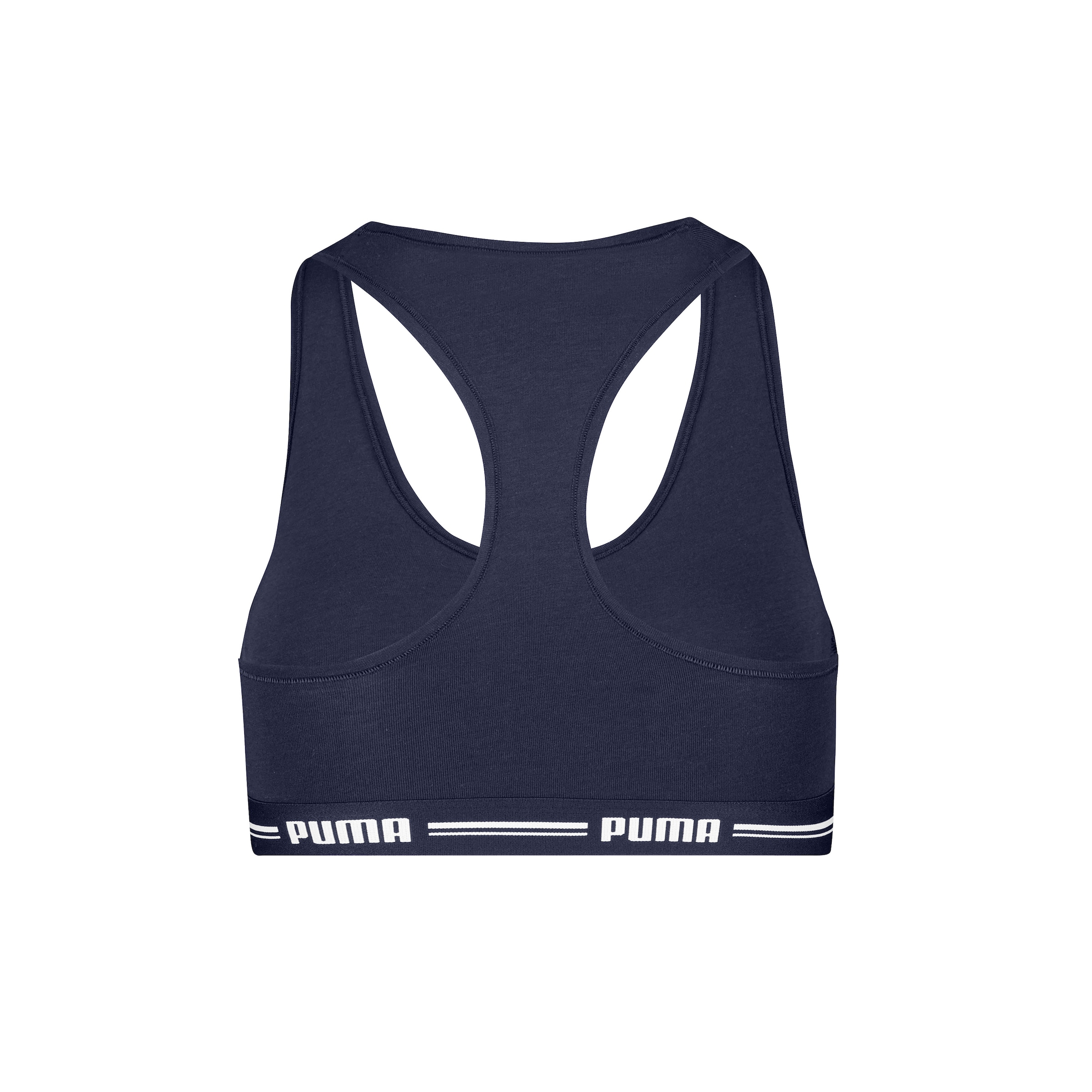 PUMA Sport-Bustier »PUMA WOMEN RACER BACK TOP 1P HANG«, mit markantem Logobund