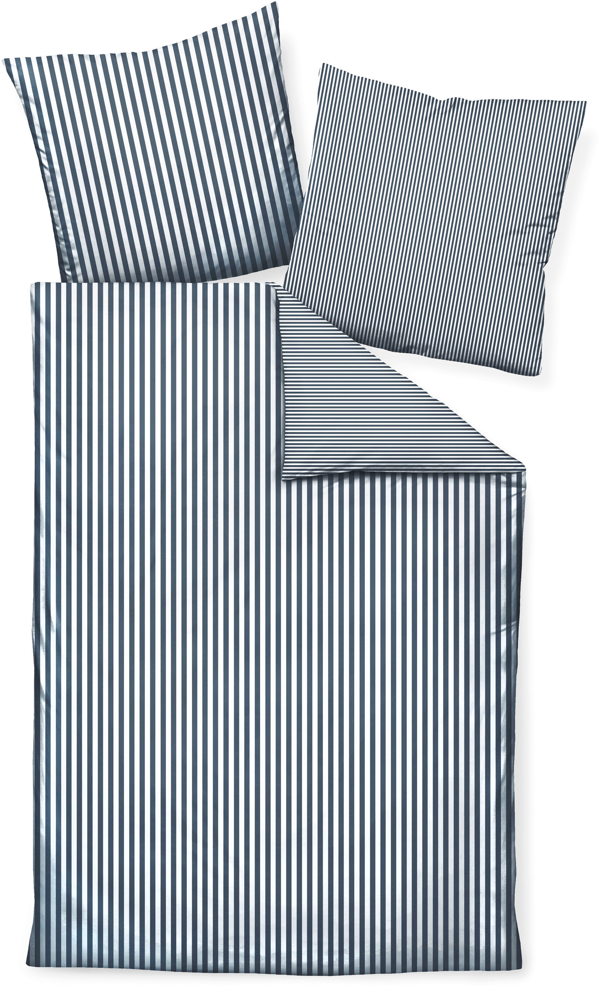Janine Kissenbezug "modernclassic 3912" mit Reißverschluss, Kissenhülle in Gr. 40x80 oder 80x80 cm