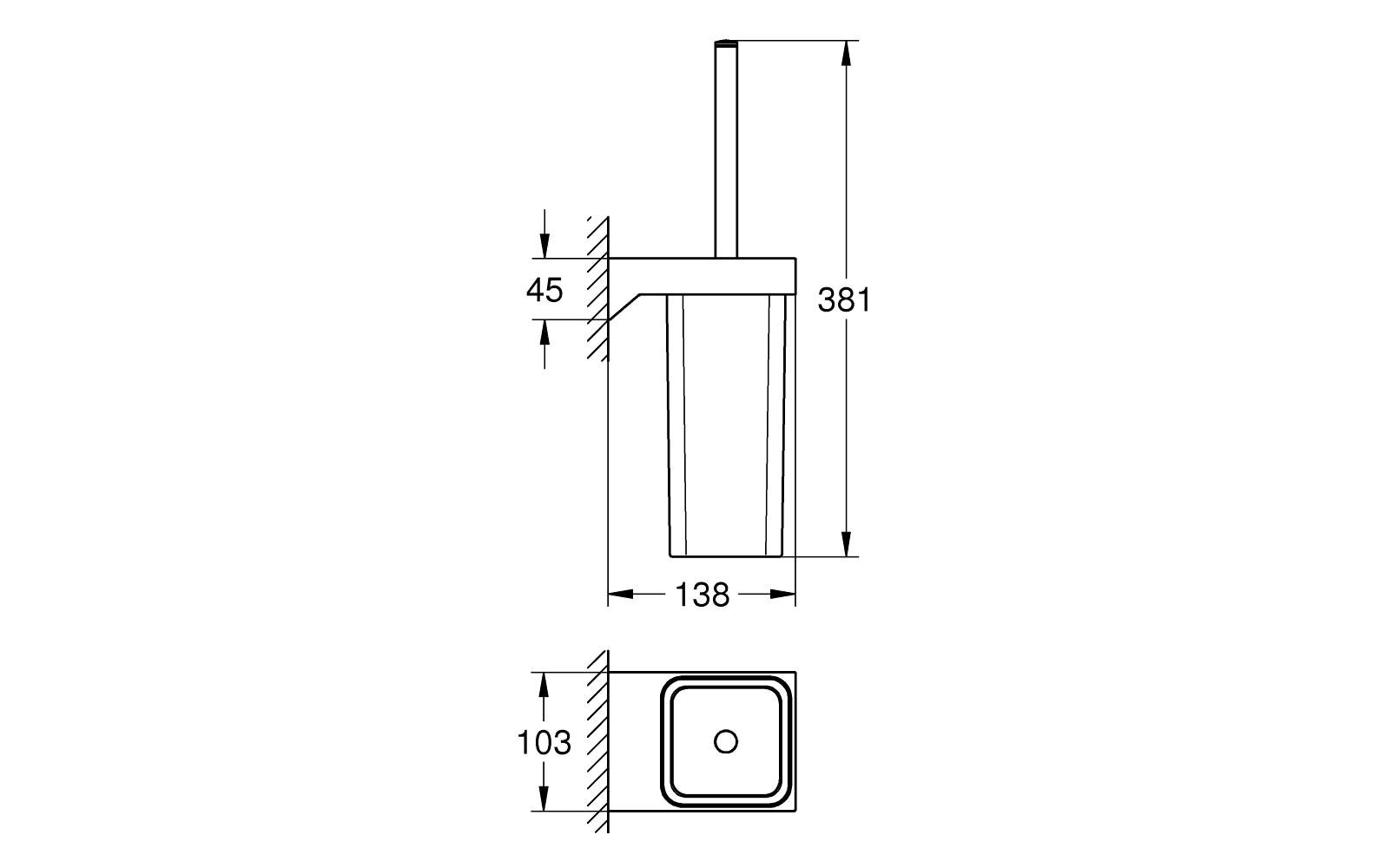 Grohe WC-Reinigungsbürste »Selection Cube«