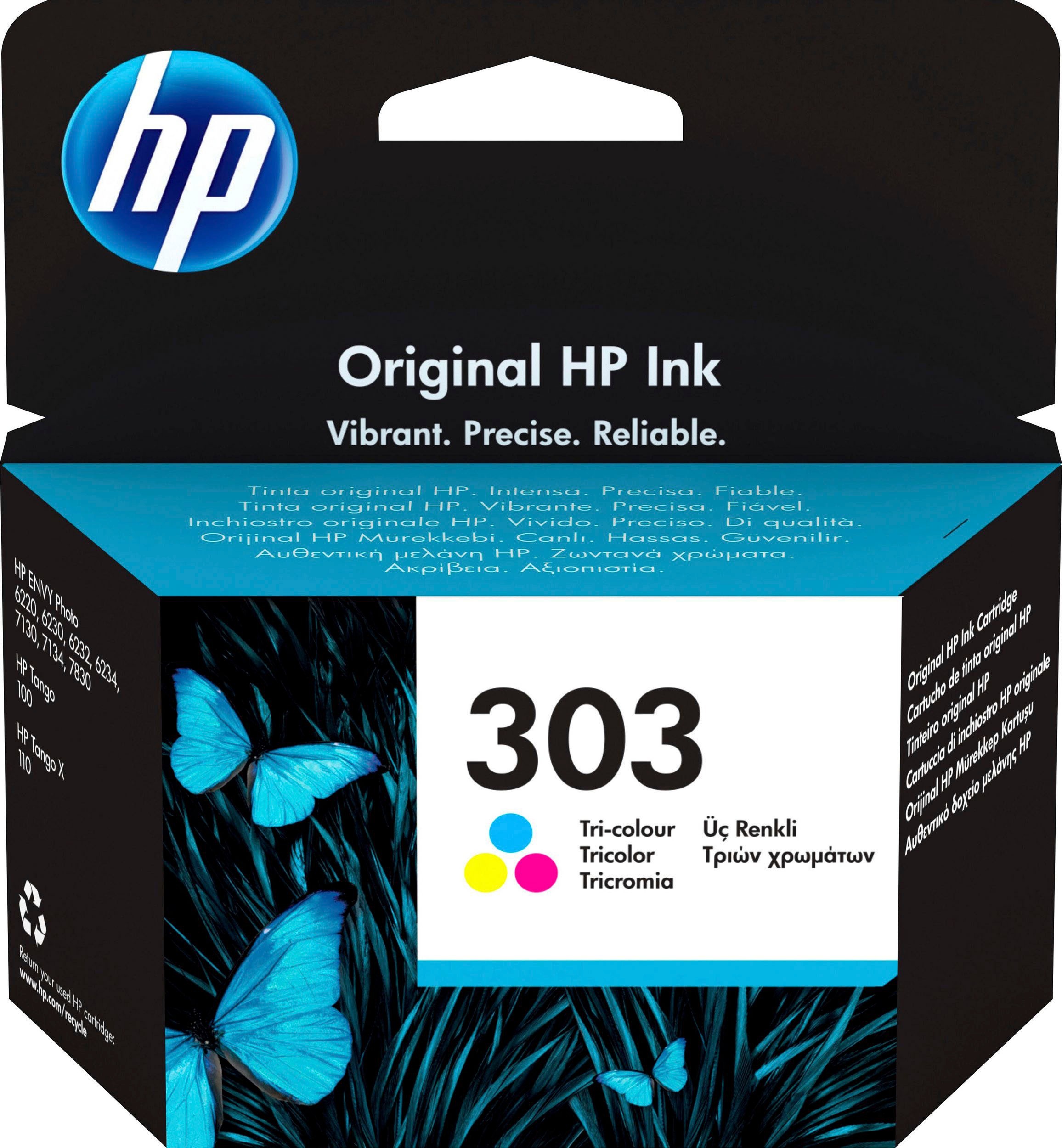 HP Tintenpatrone »303« original HP Druckerpatrone, Instant Ink, cyan/magenta/yellow/schwarz
