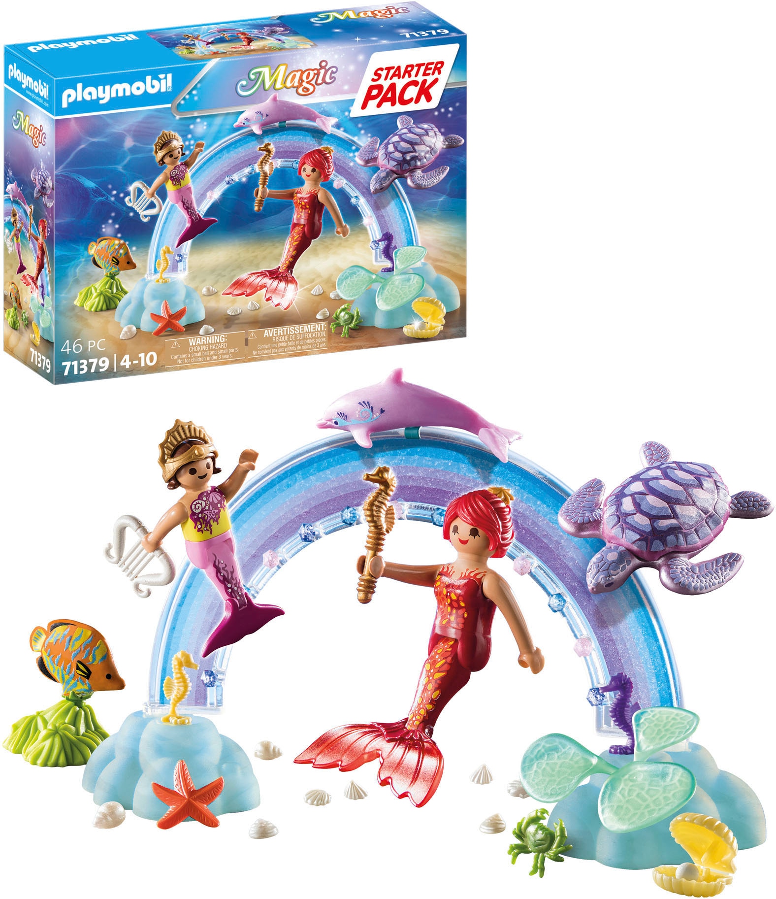 Playmobil® Konstruktions-Spielset »Starter Pack, Meerjungfrauen (71379), Princess Magic«, (46 St.)