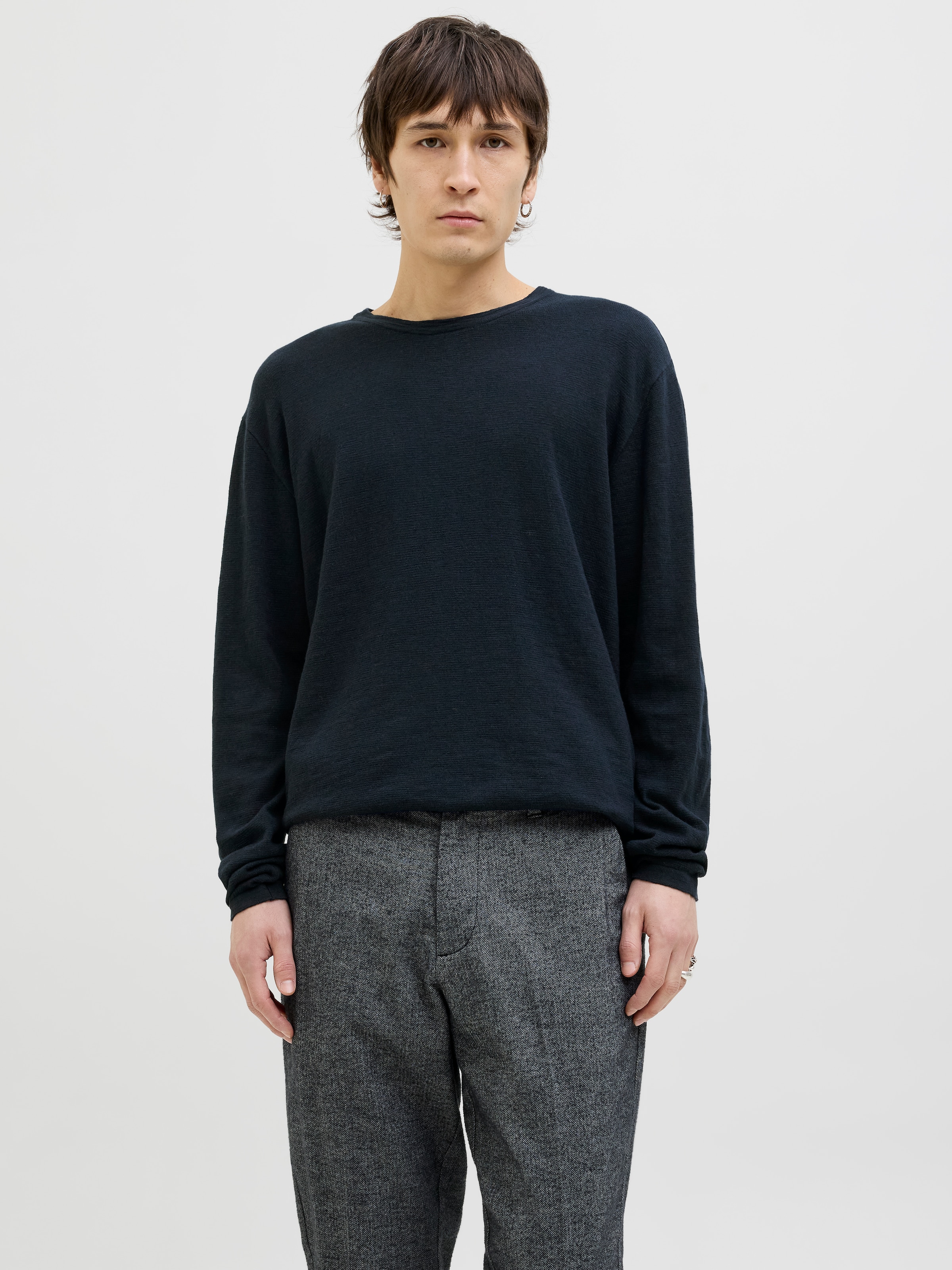 Jack & Jones Rundhalspullover »JJESUMMER KNIT CREW NECK SN« mit Rundhalsausschnitt