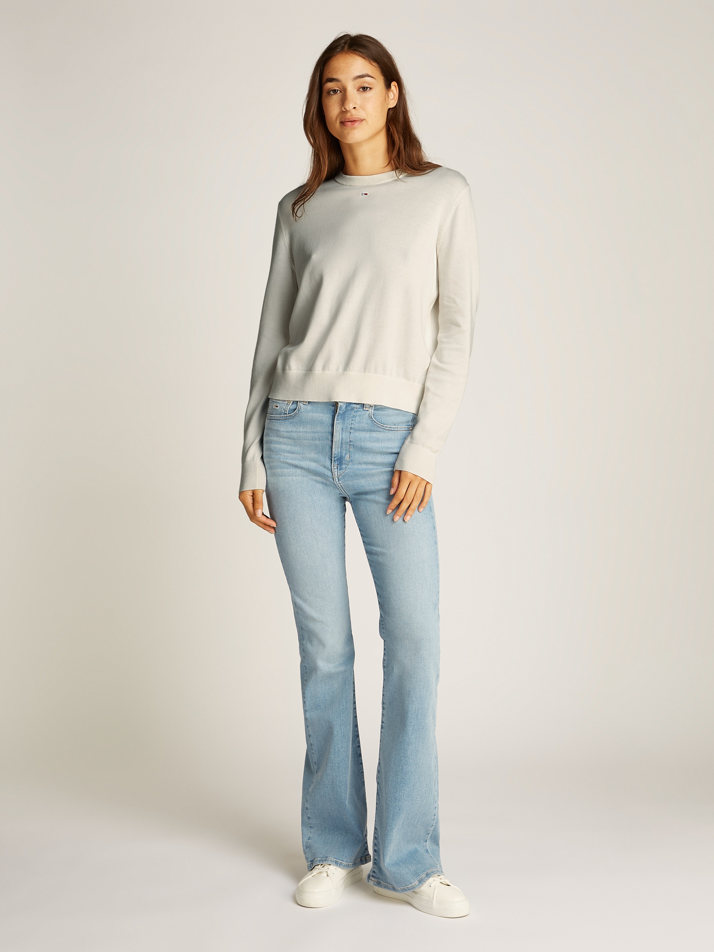 Tommy Jeans Strickpullover »TJW ESSENTIAL CREW SWEATER EXT«