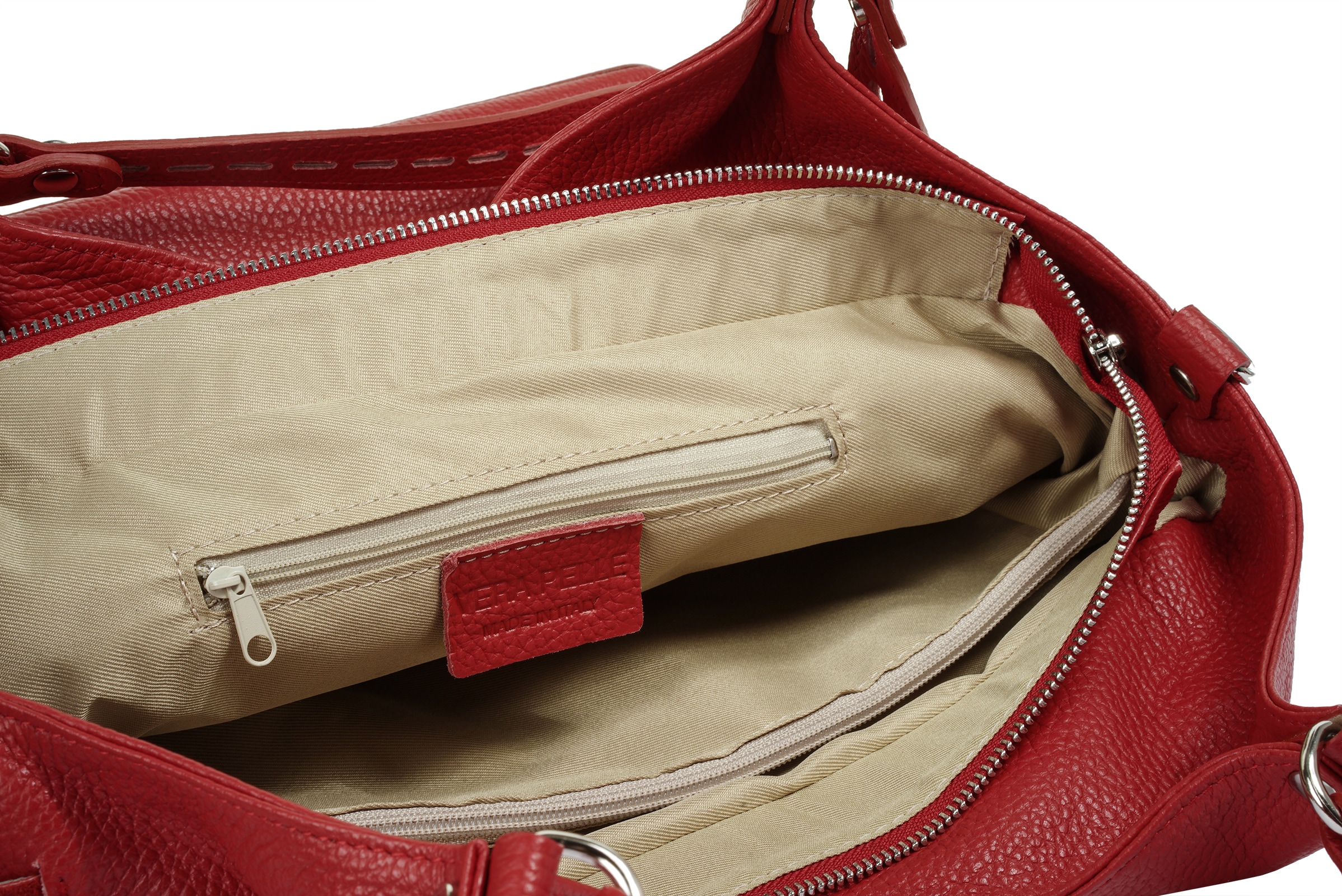 Samantha Look Shopper, echt Leder, Made in Italy