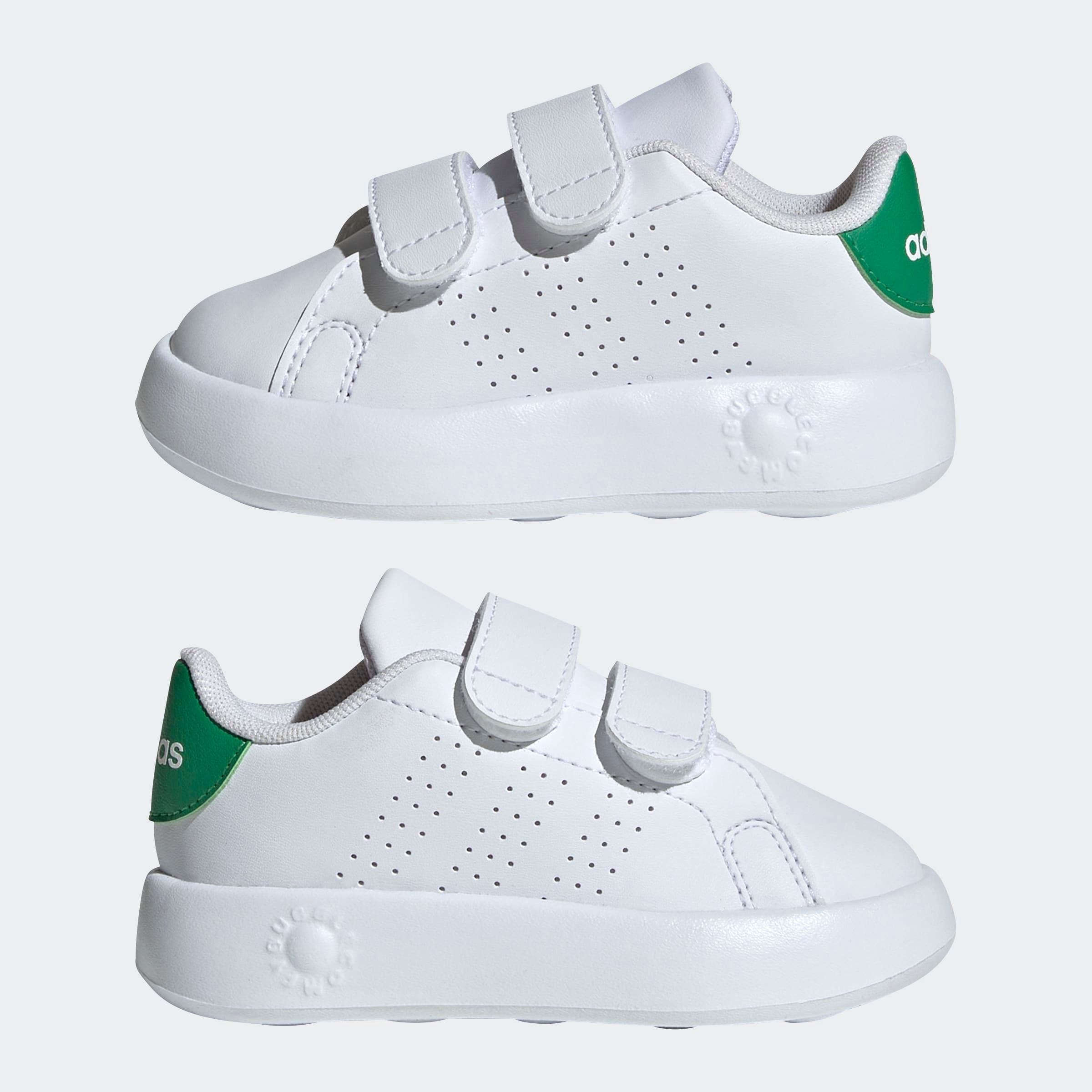 adidas Sportswear Klettschuh »ADVANTAGE KIDS«, Design auf den Spuren des adidas Stan Smith, für Kinder