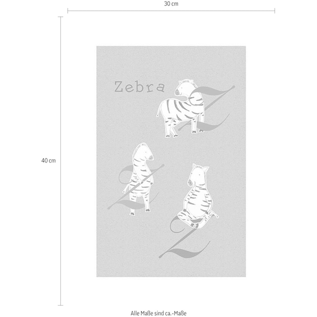 ❤ Komar Poster »ABC Animal Z«, Buchstaben, (Packung, 1 St.), Kinderzimmer,  Schlafzimmer, Wohnzimmer ordern im Jelmoli-Online Shop