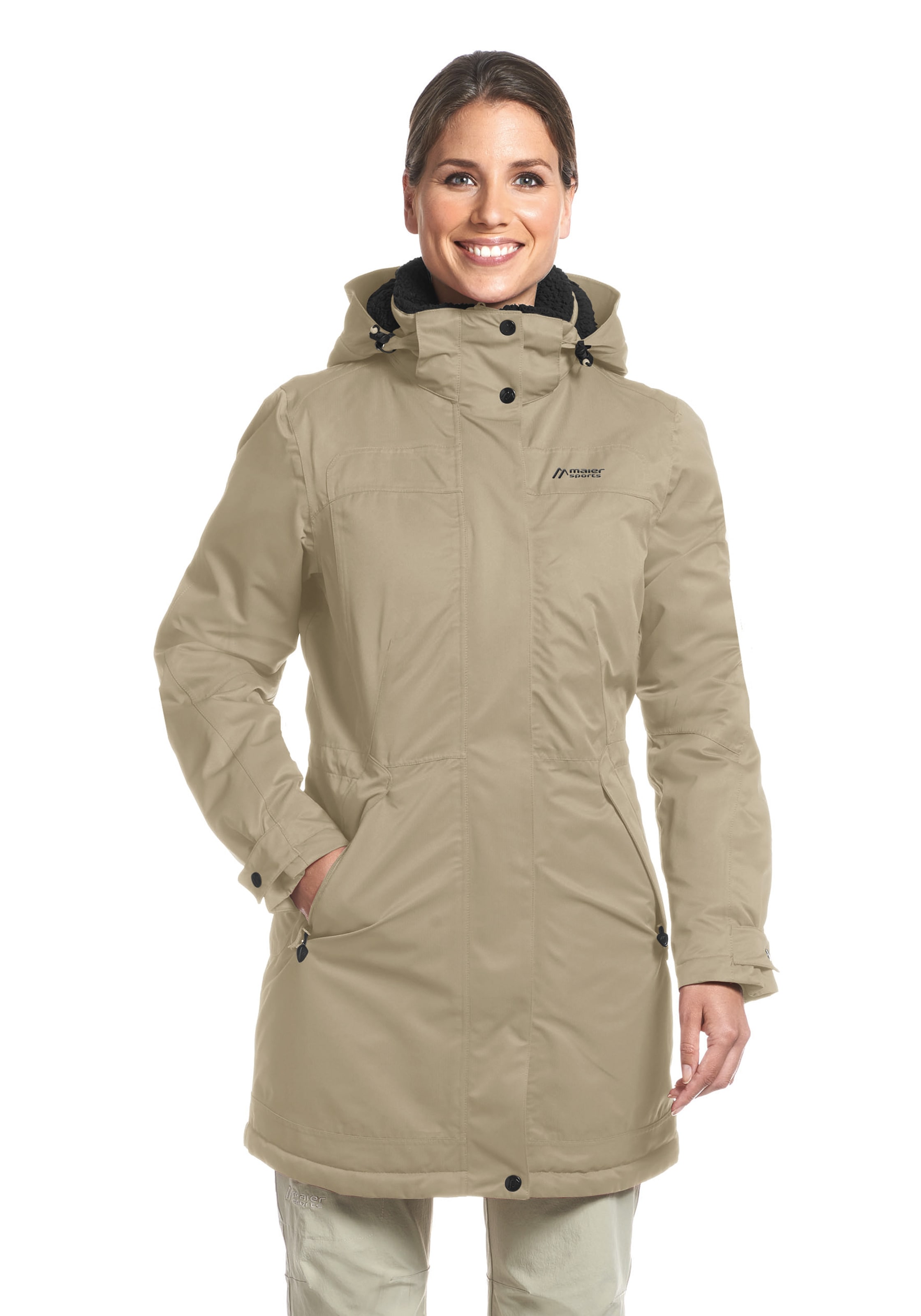 Maier Sports Funktionsjacke »Lisa 2.1«, Damen Mantel, atmungsaktiver Wintermantel, 2 RV-Taschen, Regular Fit