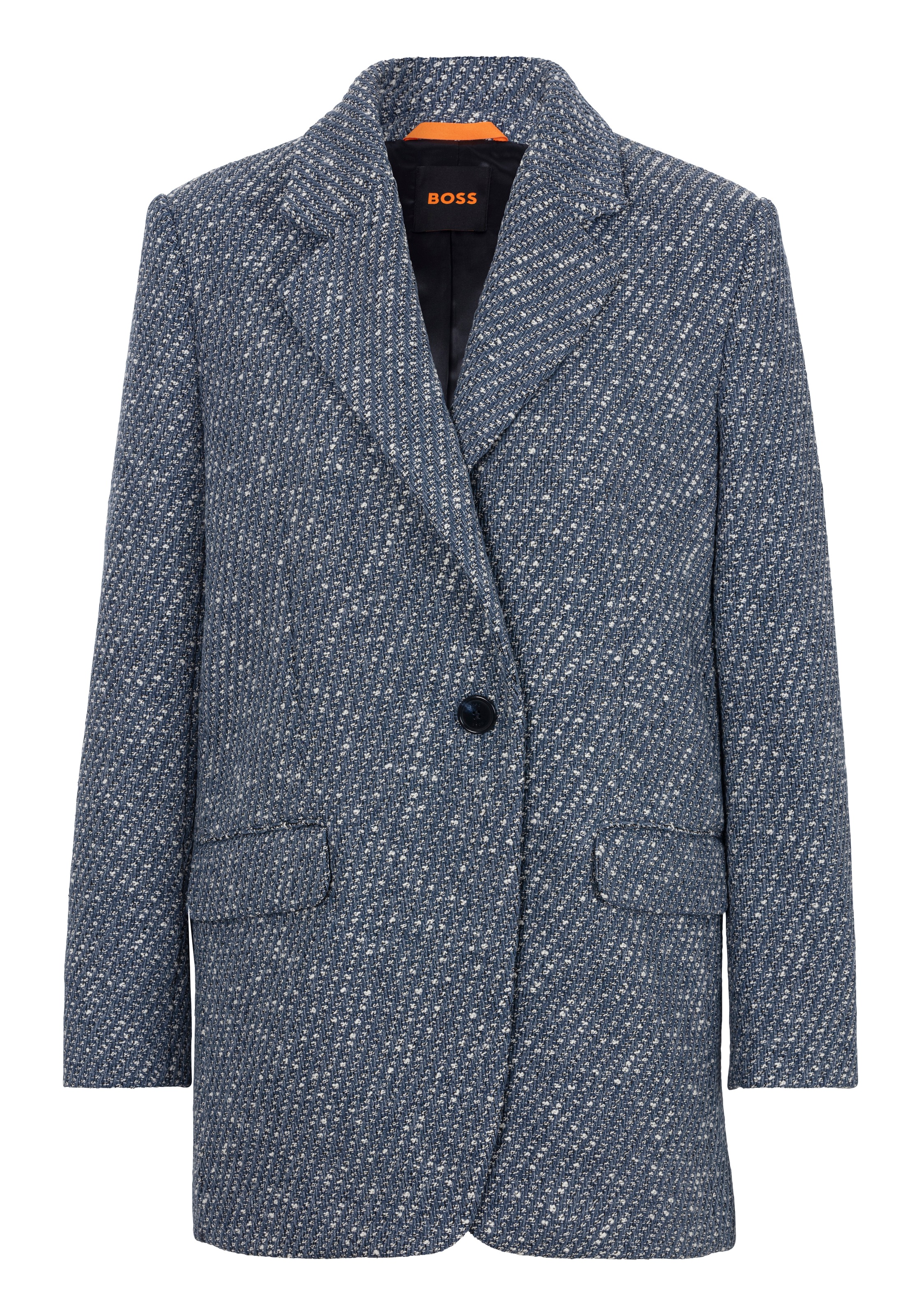 BOSS ORANGE Kurzblazer »Jasoina Premium Damenmode« mit Kragen