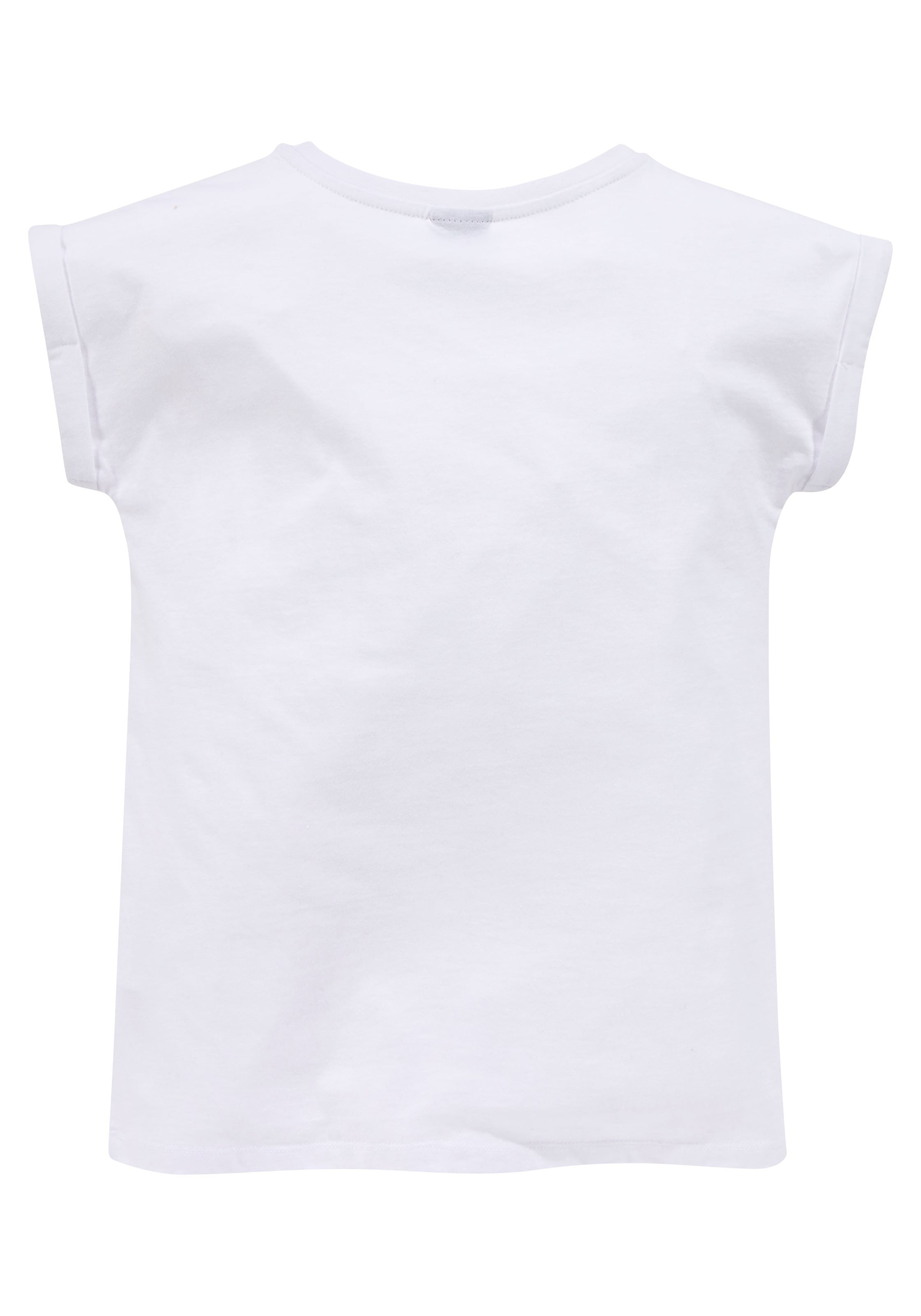 ✵ KIDSWORLD T-Shirt »NOT Form | legere kleinem Jelmoli-Versand ERNST«, YOUR mit bestellen Ärmelaufschlag günstig