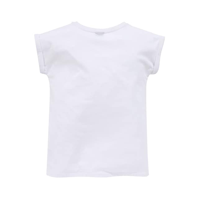 T-Shirt mit YOUR Form ERNST«, ✵ Ärmelaufschlag legere günstig | kleinem bestellen KIDSWORLD »NOT Jelmoli-Versand