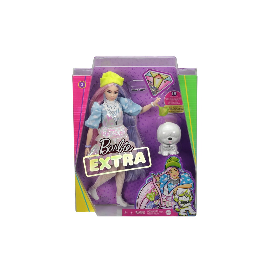 Barbie Spielfigur »Extra mit langen Pastell-Haaren«