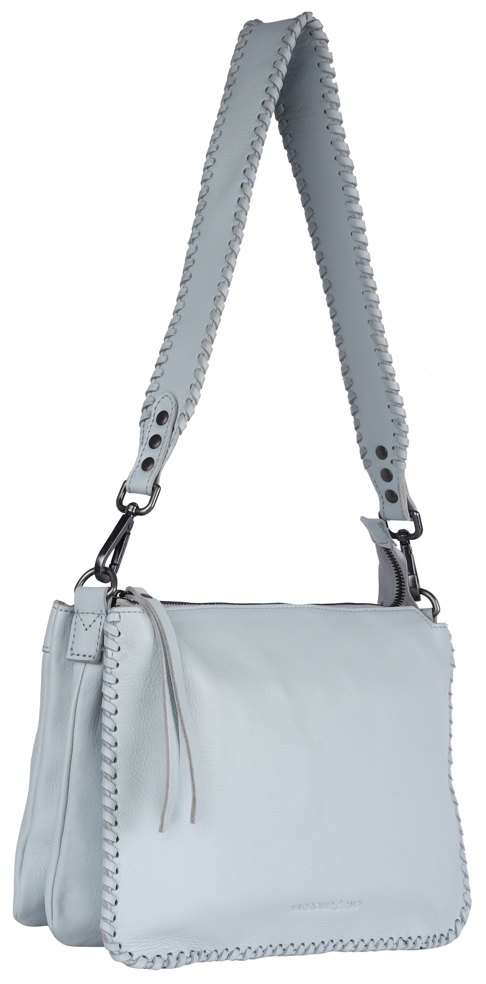 HARBOUR 2nd Handtasche »Gisele«, Schultertasche Umhängetasche mit schönem Textilumhängeriemen