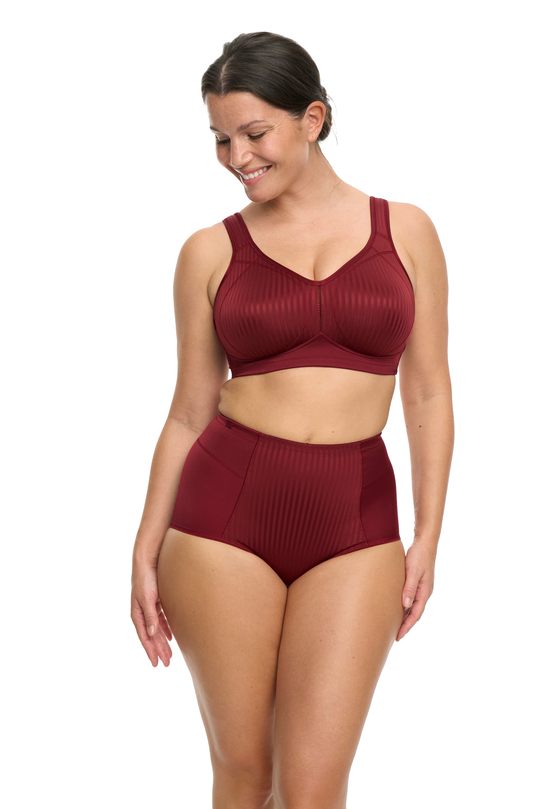 Susa Bügelloser BH »Cremona« Stützfunktion, vorgeformte Cups, Streifenoptik vorn