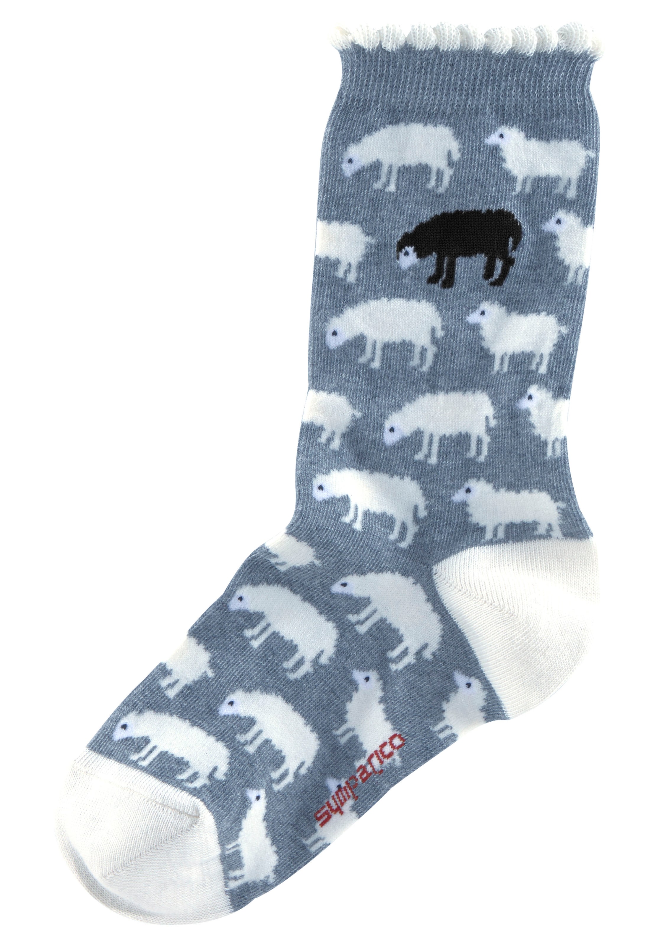 H.I.S Socken, (Packung, 3 Paar), mit feinem Muschelabschluss