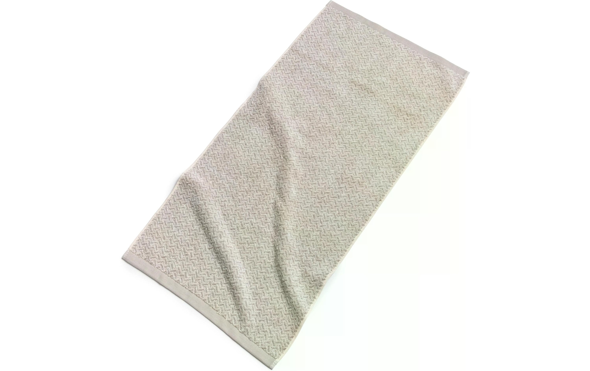 Möve Handtuch »Brooklyn 50 x 100 cm, Beige/Weiss«, (1 St.)