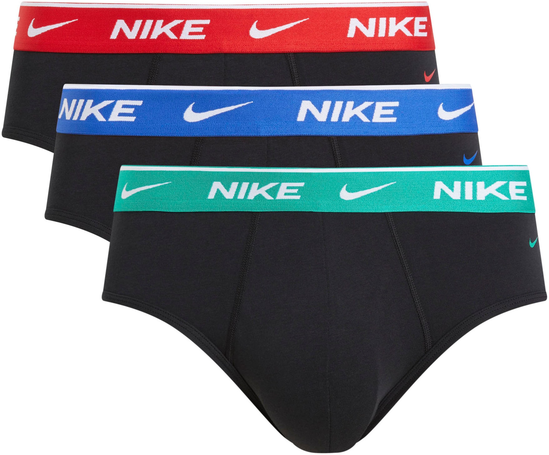 NIKE Underwear Hipster »BRIEF 3PK« Packung, 3er, 3 Stk. mit Logo-Elastikbund