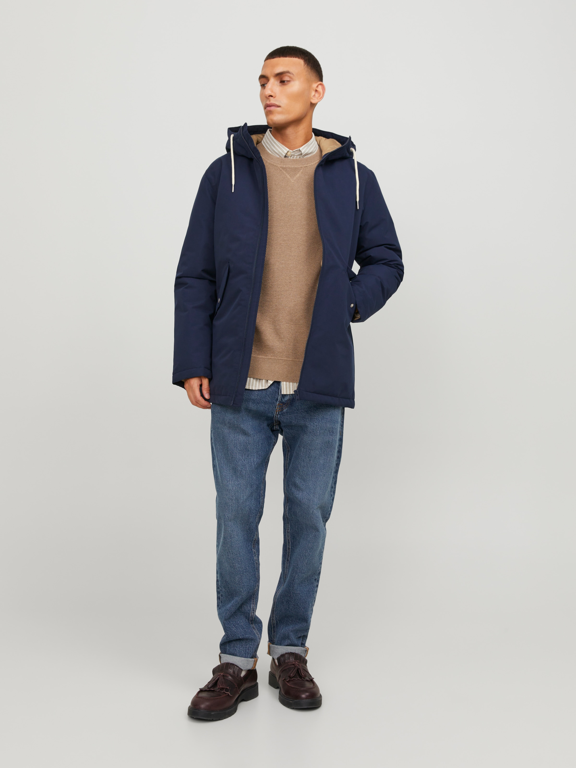 Jack & Jones Outdoorjacke »JJLOOP PARKA JACKET«, mit Kapuze