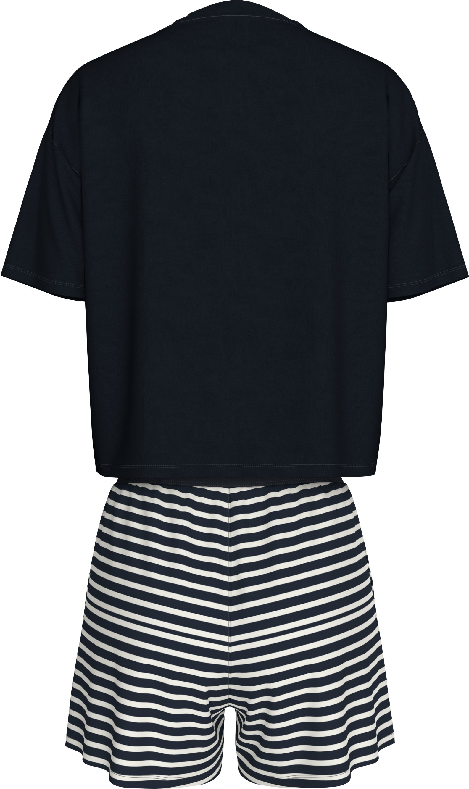 Tommy Hilfiger Underwear Pyjama »SS PRT PJ SHORT SET«, (Set, 2 tlg., 2tlg), mit Muster, Logo