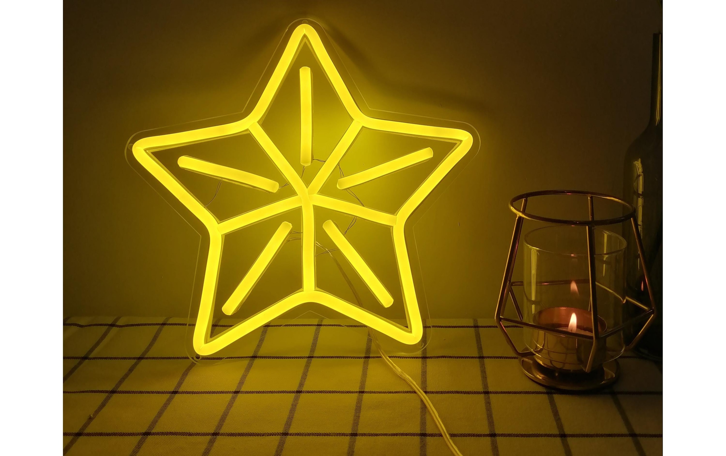 Dekolicht »Vegas Lights Weihnachtsstern 23 x 22 cm«