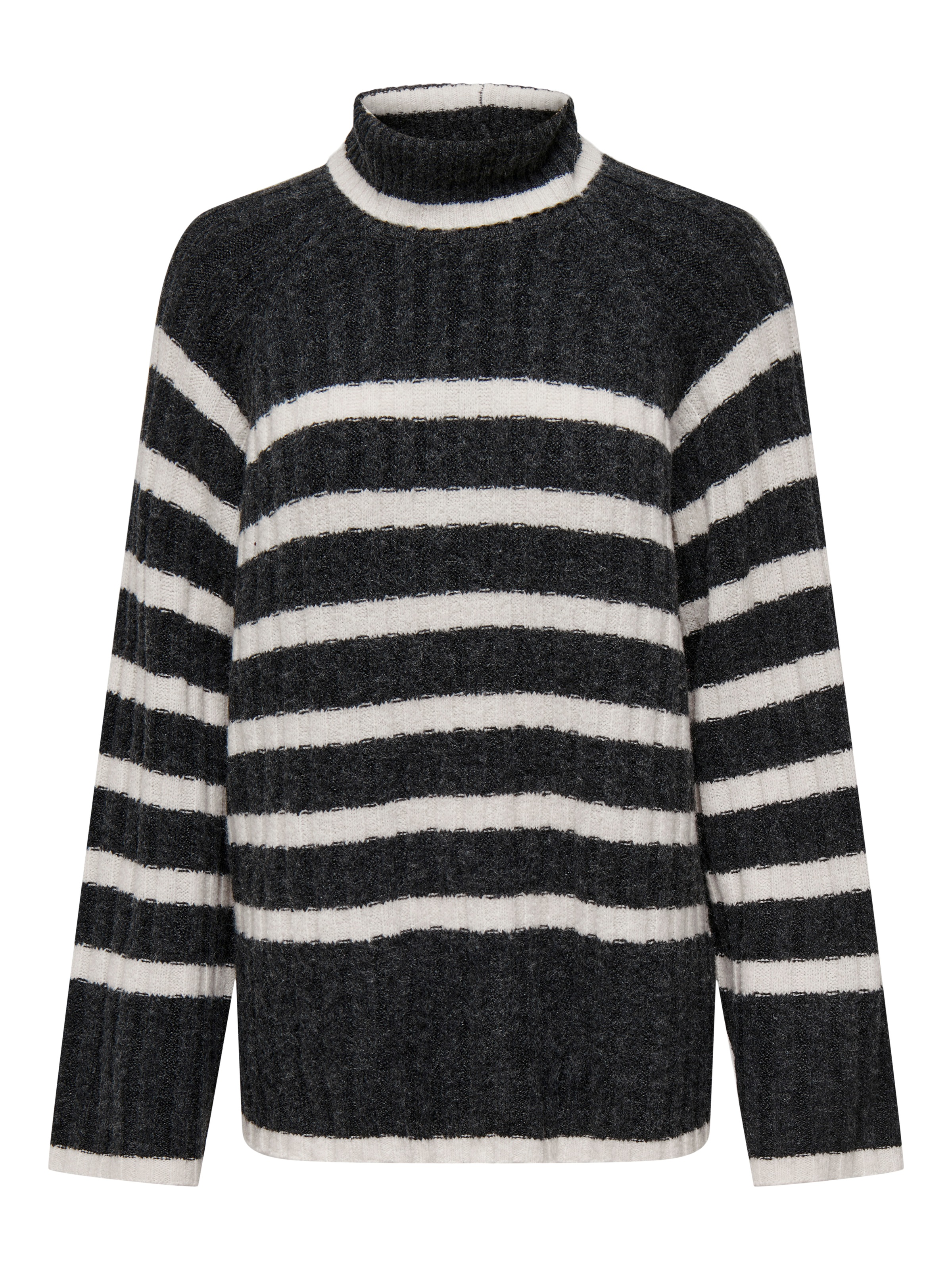 JDY Rollkragenpullover »JDYMILEY L/S LONG STRIPE PULLOV KNT NOOS«