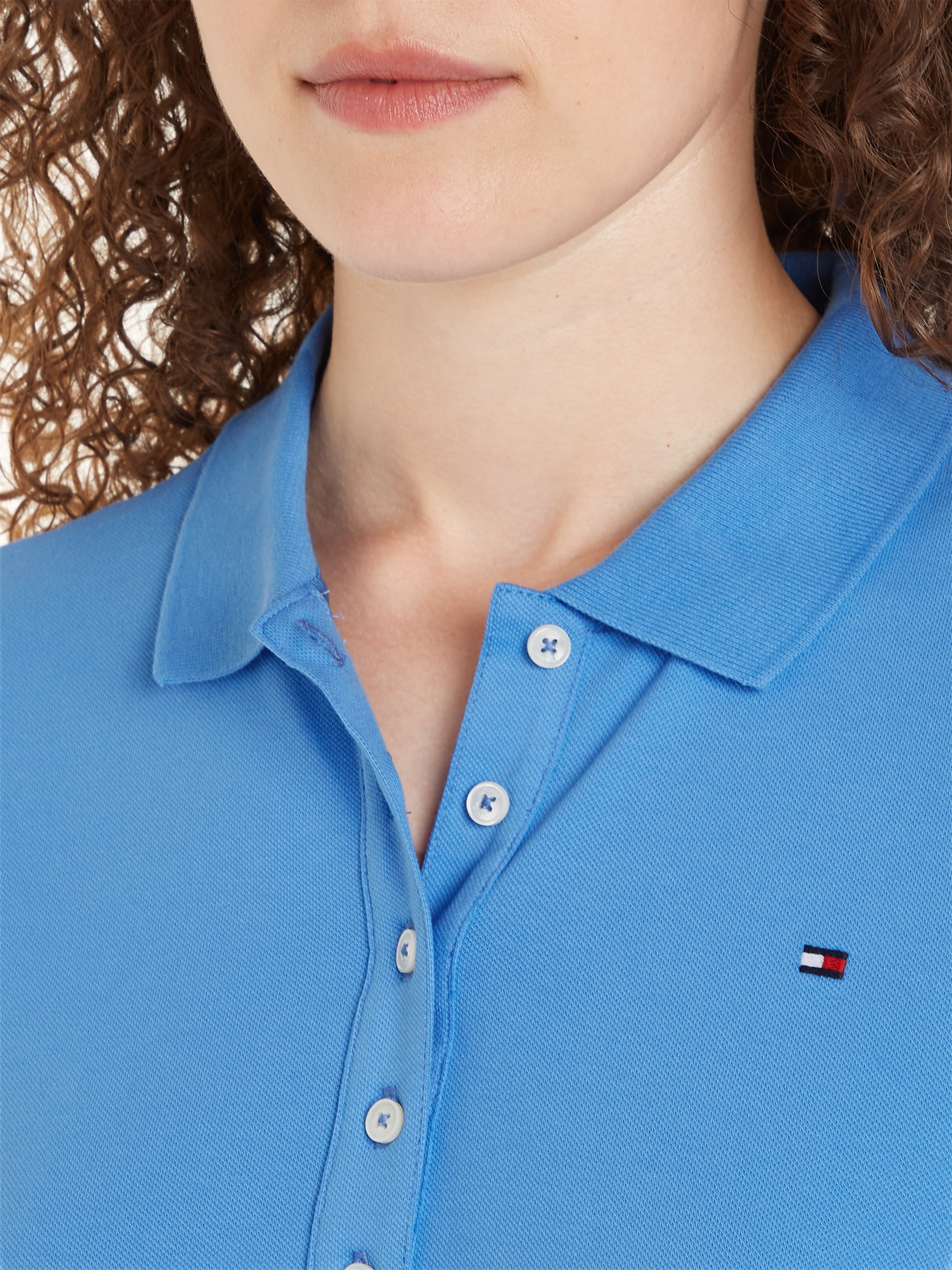 Poloshirt, Schweiz Jelmoli-Versand online mit Logostickerei Hilfiger Tommy bei kaufen