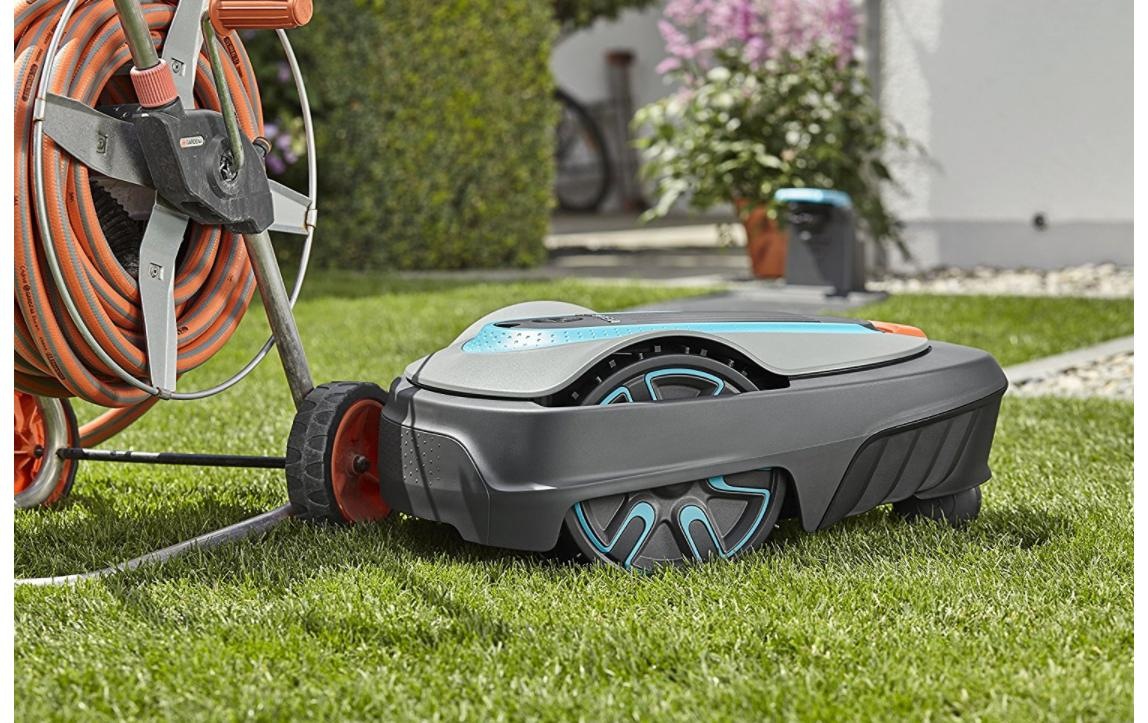 GARDENA Rasenmähroboter »smart Sileno city 500 Quadratmeter«, (Set, Gateway / Ladestation / Begrenzungskabel 150 m / Haken 200 Stk.)