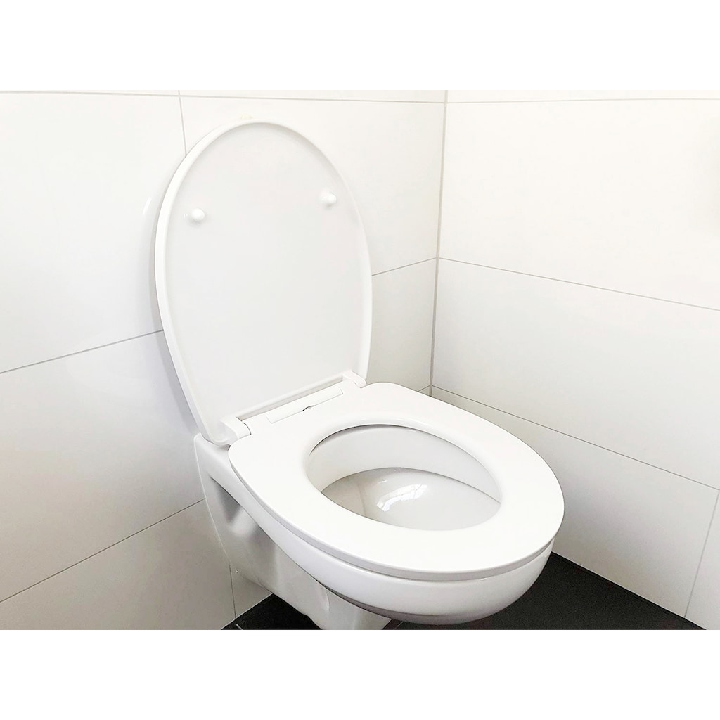 ADOB WC-Sitz »Weiss«, Absenkautomatik, zur Reinigung auf Knopfdruck abnehmbar