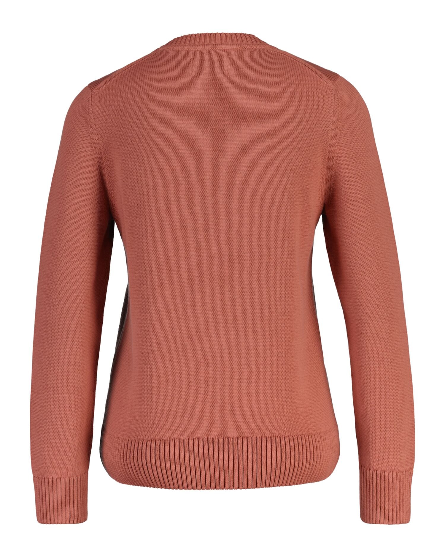 Gant Rundhalspullover »CLASSIC COTTON C-NECK«, mit Zopfstrickmuster