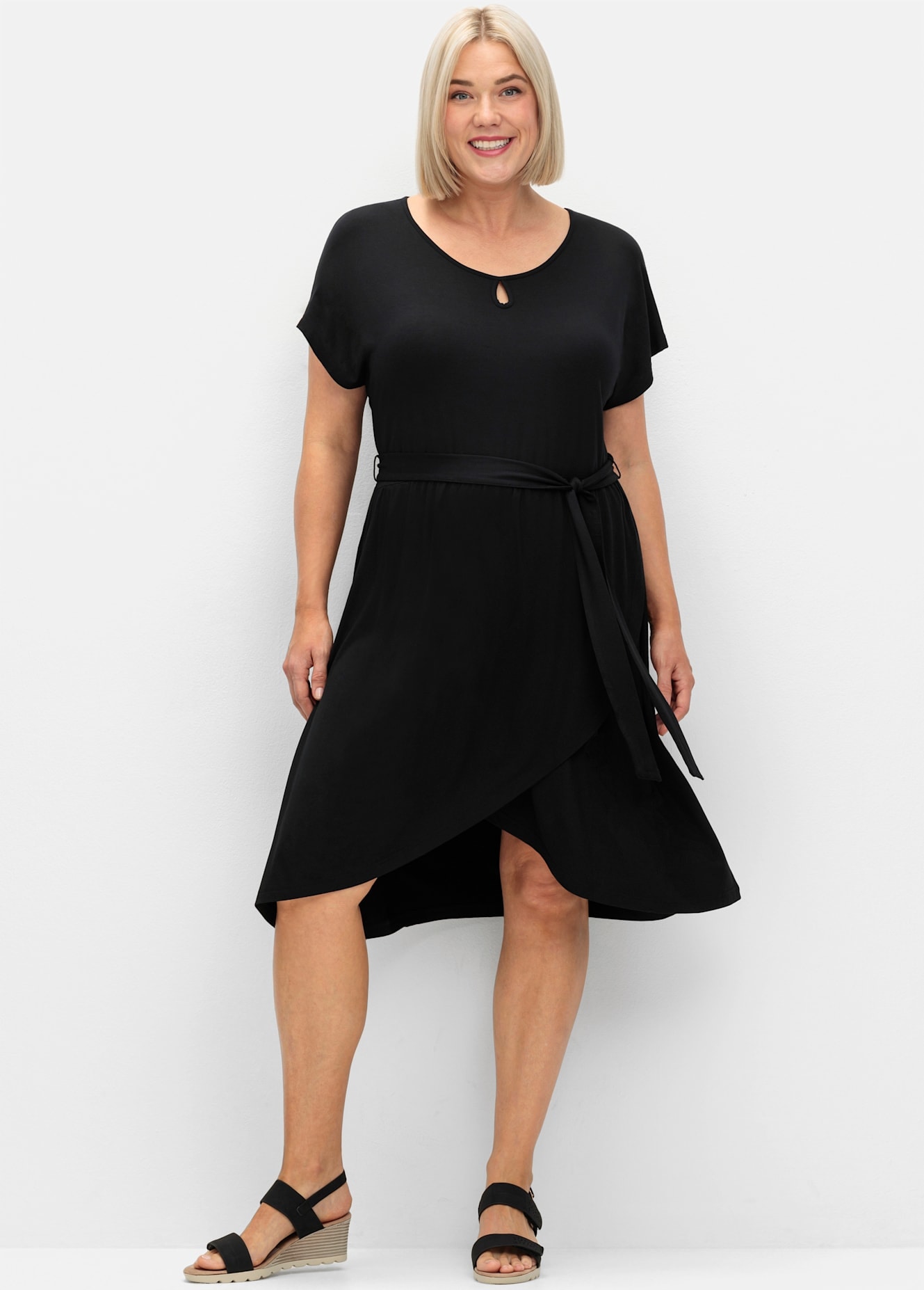 Sheego Jerseykleid »Jerseykleid«