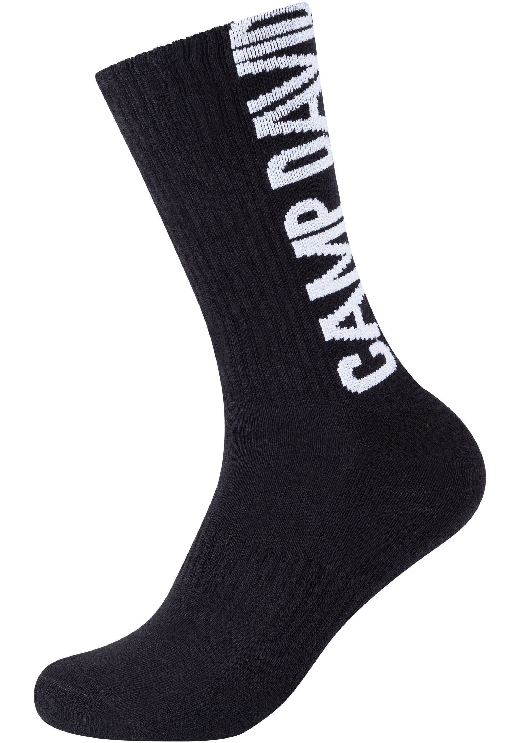 CAMP DAVID Socken »cushioned«, (4 Paar), mit auffälligem Markenlogo-Design
