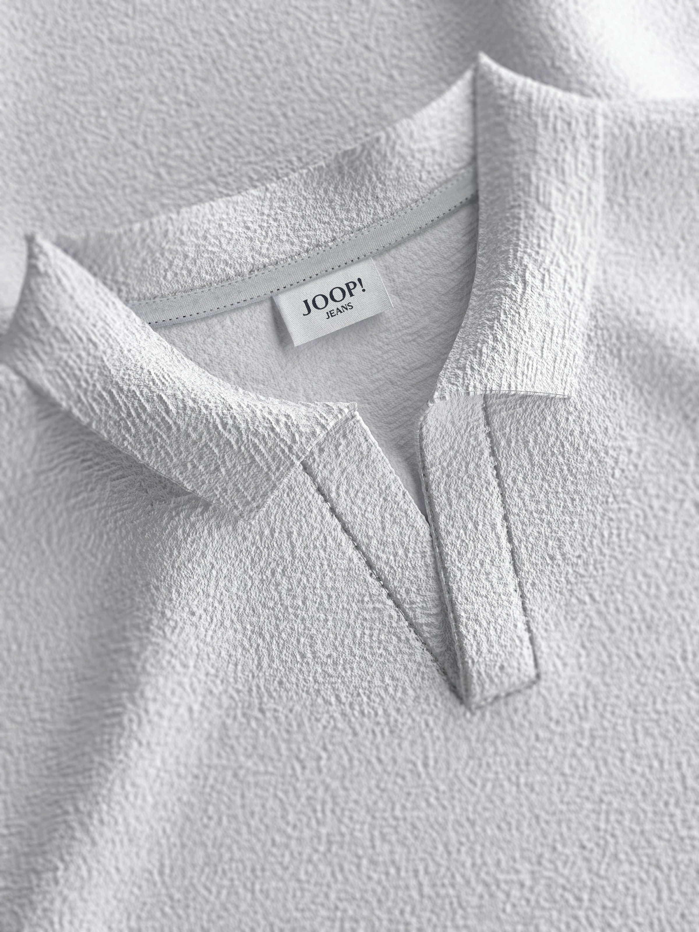 Joop Jeans Poloshirt »Antal«, Kragen ohne Knöpfe