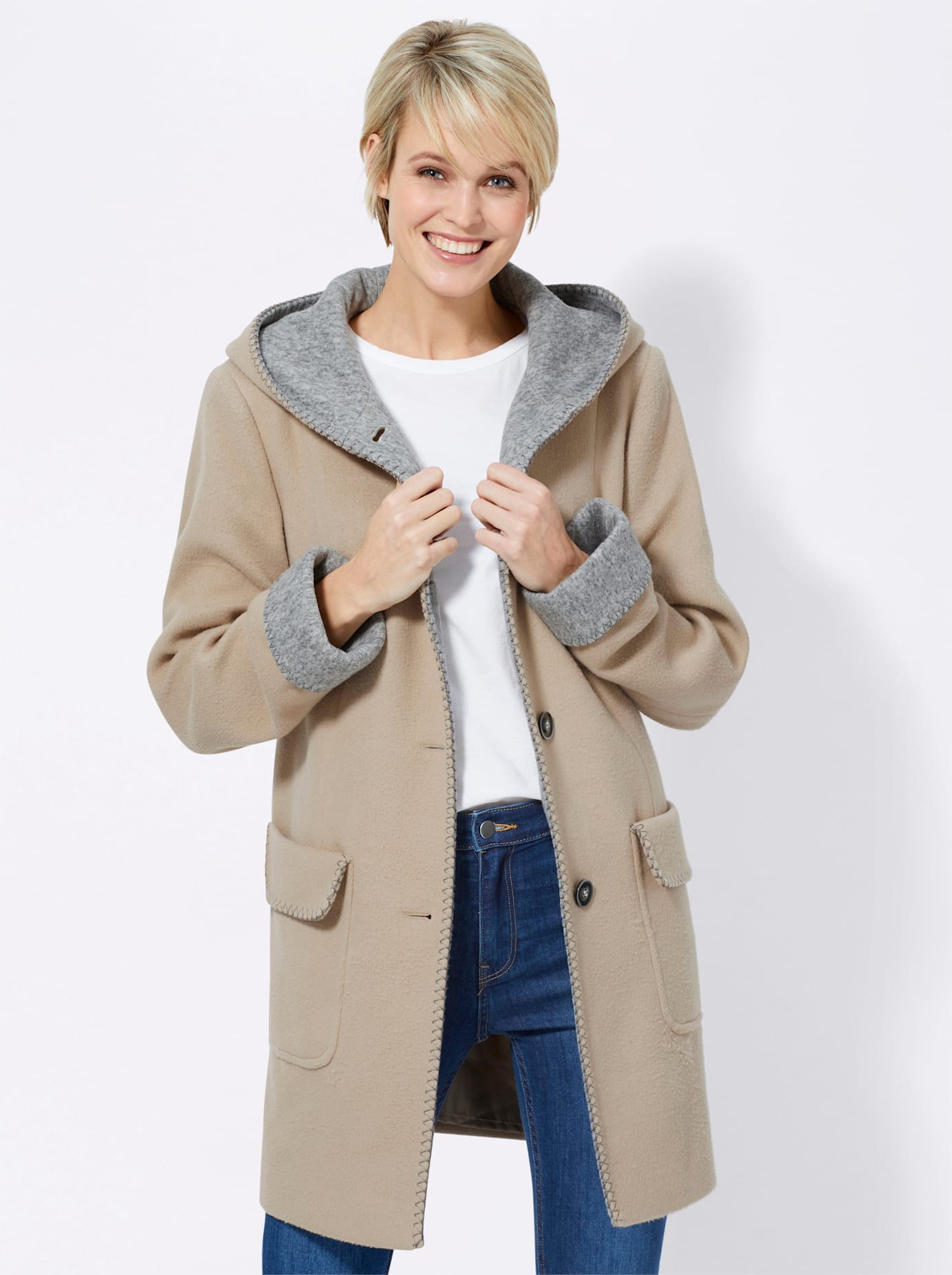 Casual Looks Anorak mit Kapuze