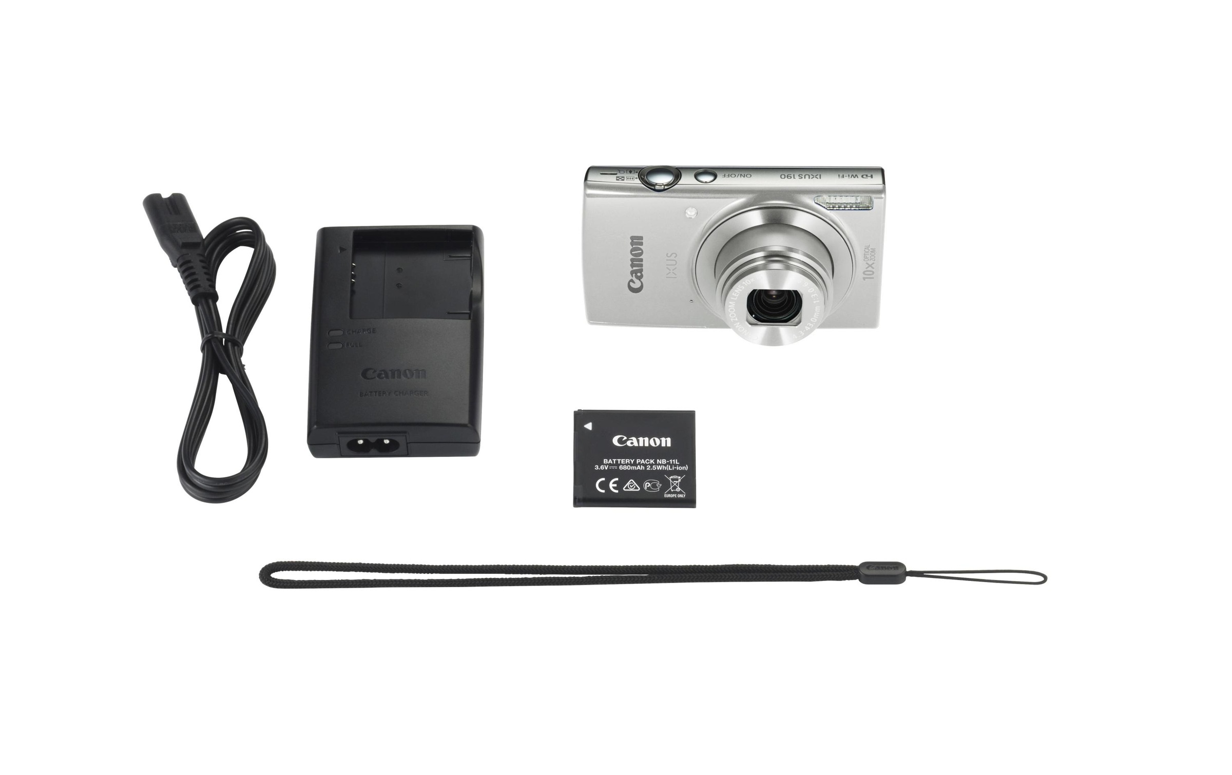 Canon Kompaktkamera »IXUS 190 Silberfarben«