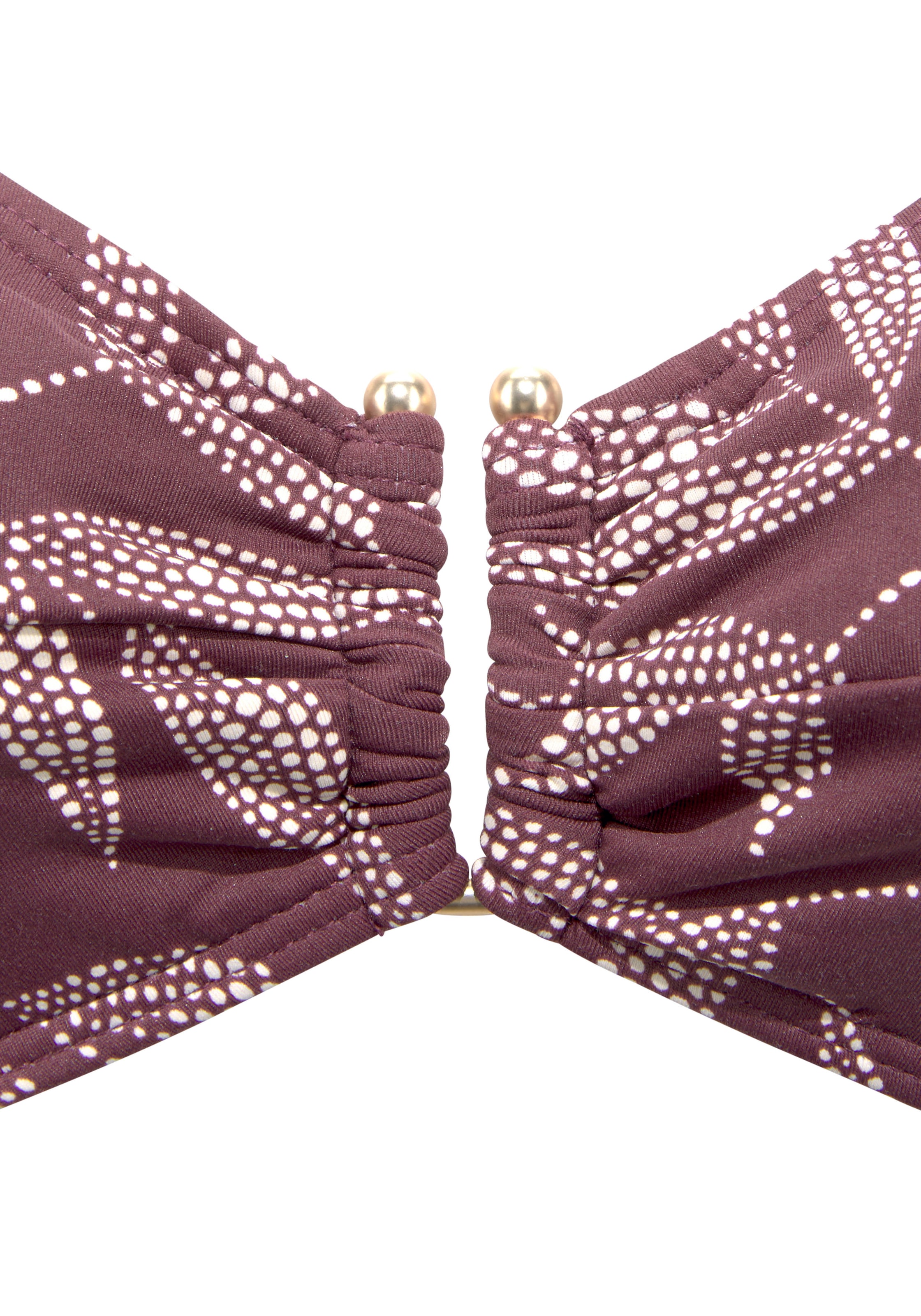 LASCANA Bügel-Bikini-Top »Apart«, mit goldfarbenfarbigen Accessoire