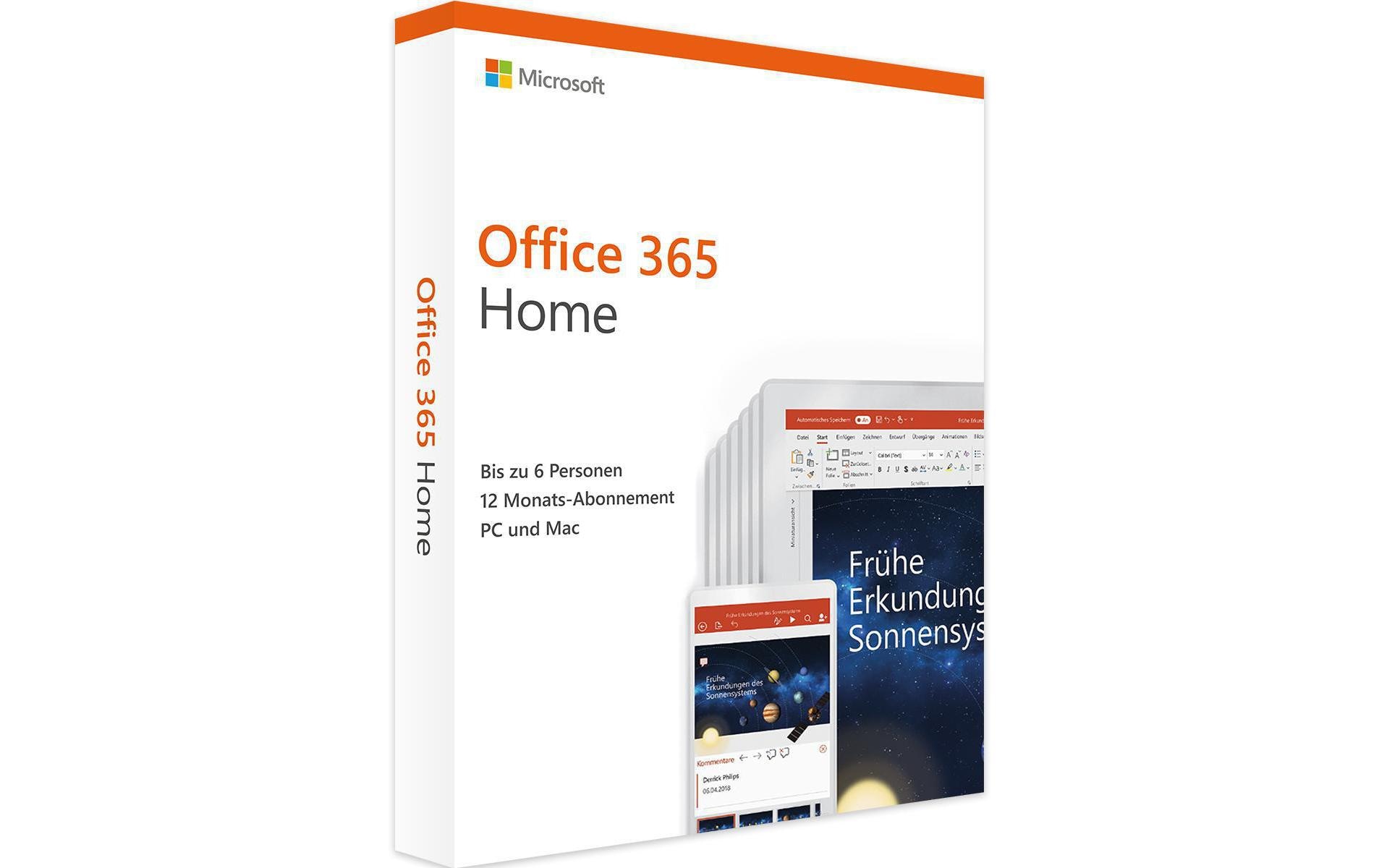 Microsoft Officeprogramm »Microsoft Office 365 Home Box, EN«