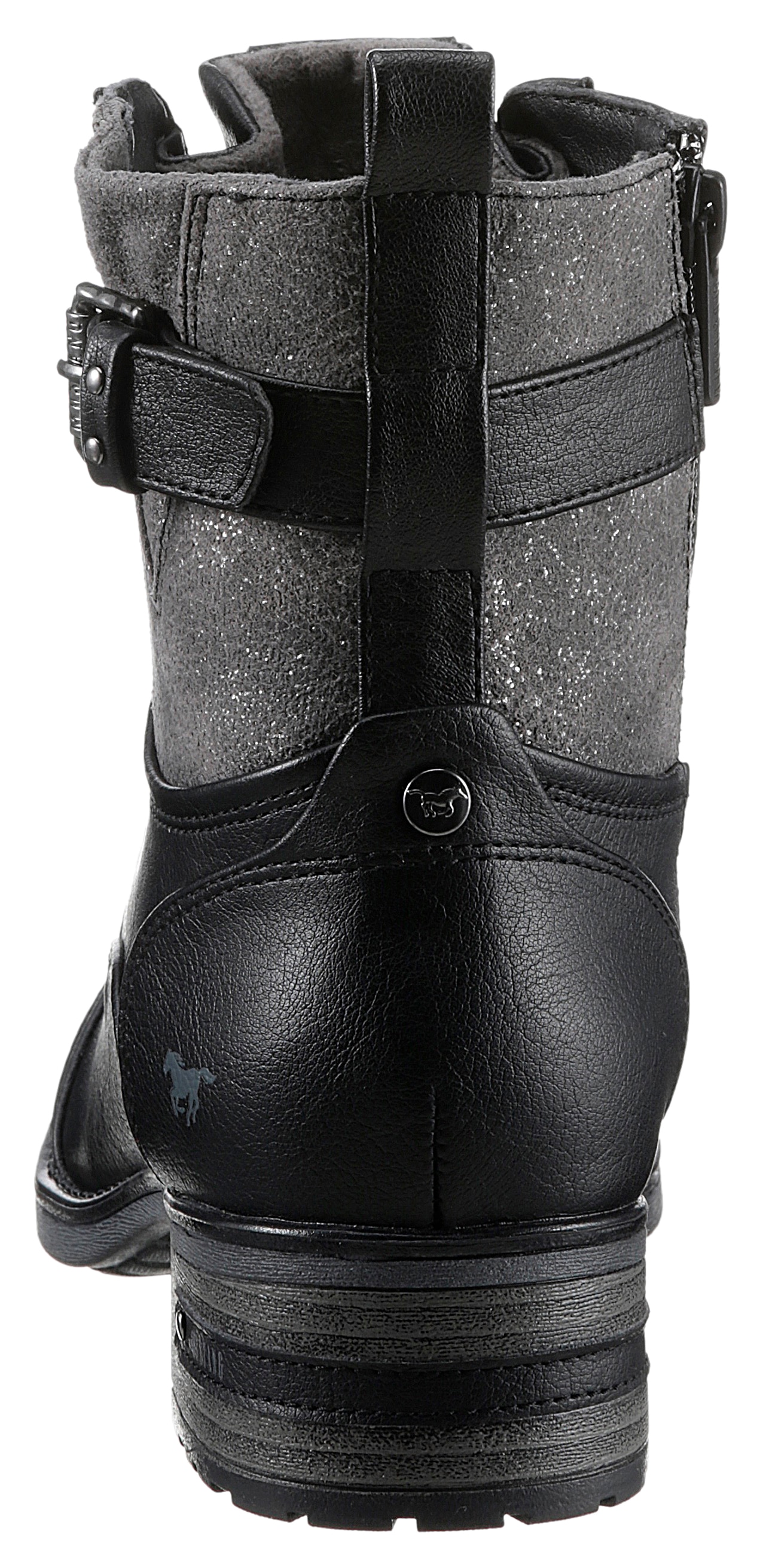 Mustang Shoes Schnürstiefelette, mit Innen-Reissverschluss