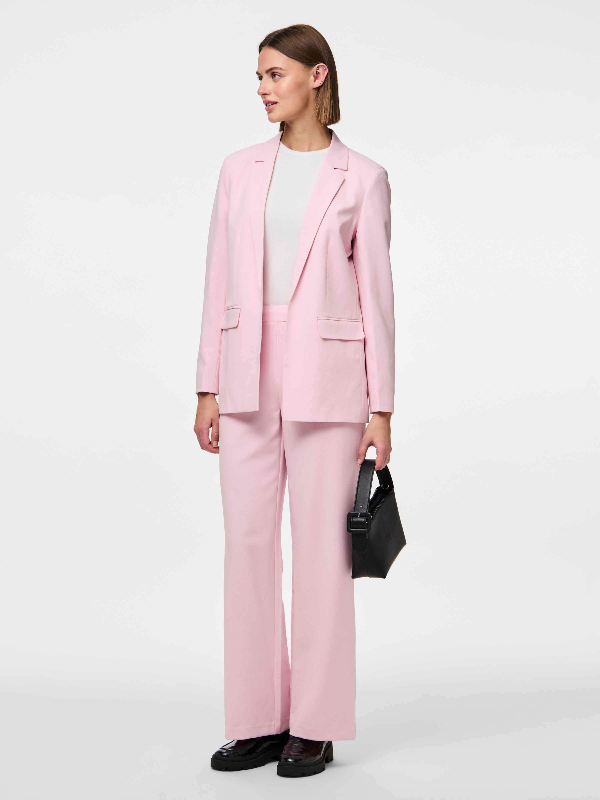 pieces Longblazer »PCBOSELLA LS LOOSE BLAZER NOOS«, in leichter Oversize Form