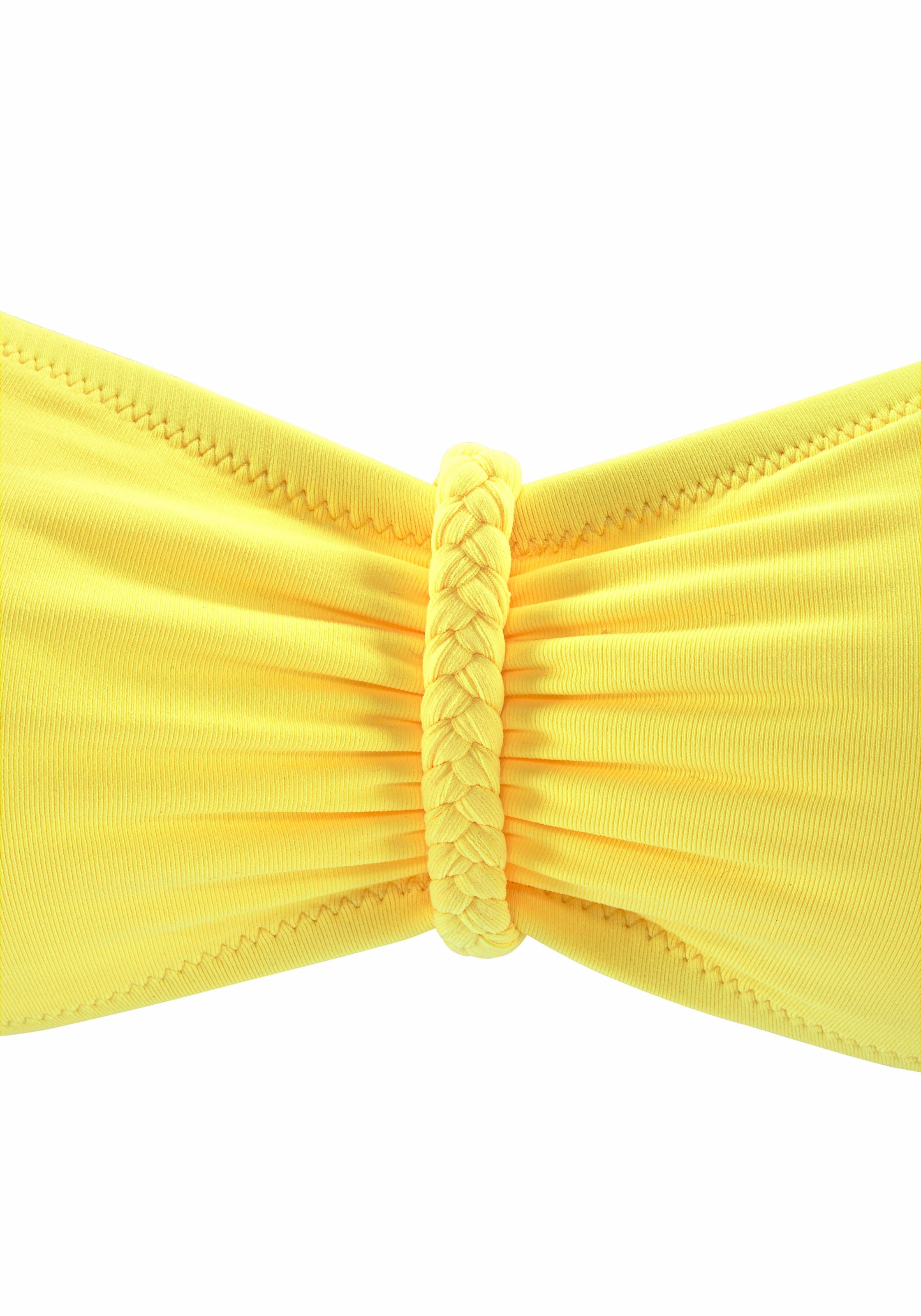 Buffalo Bandeau-Bikini-Top »Happy«, mit geflochtenem Detail