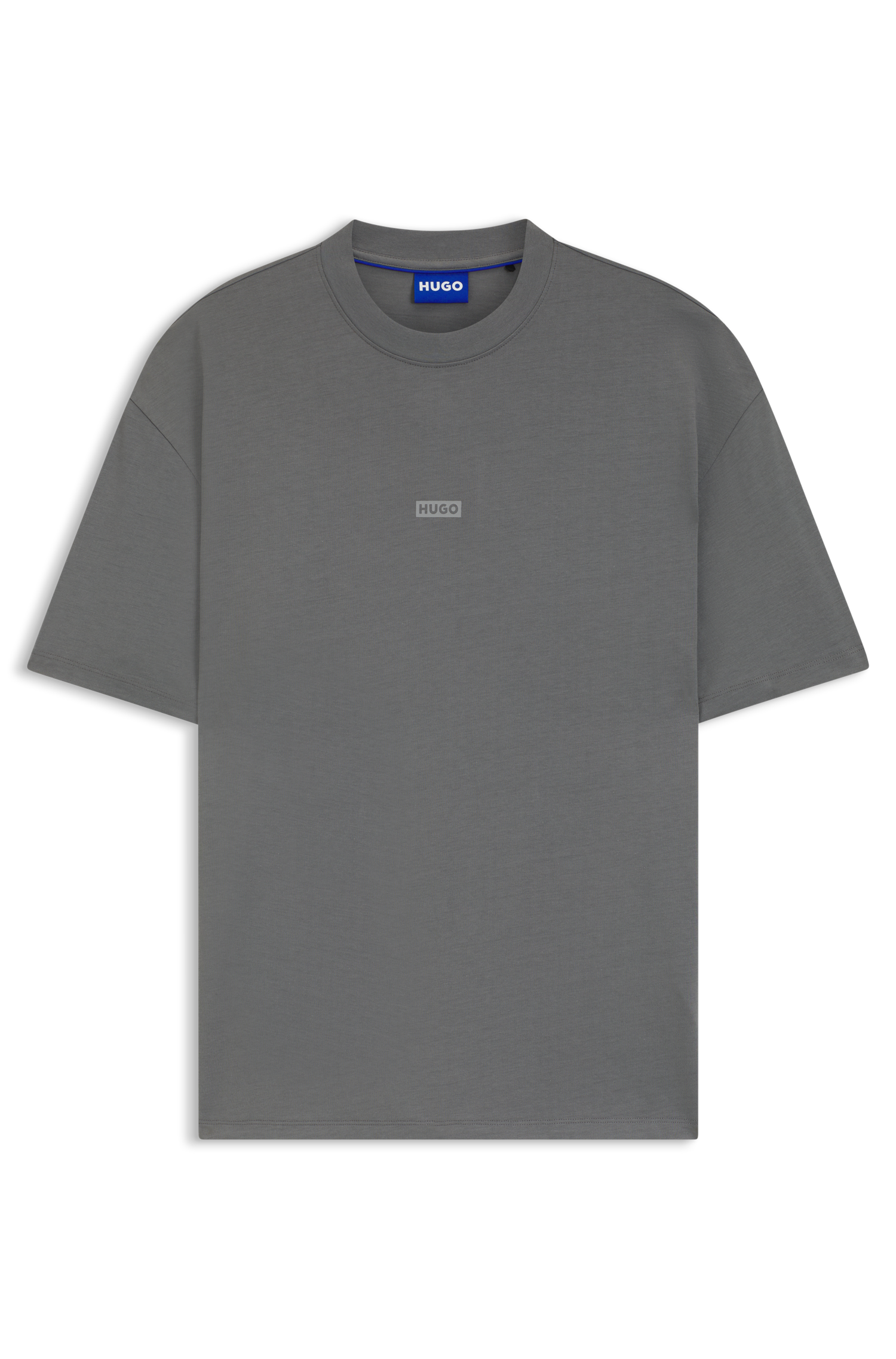 HUGO Blue T-Shirt »Nalono«, mit Logodruck, Oversized Look mit Backprint