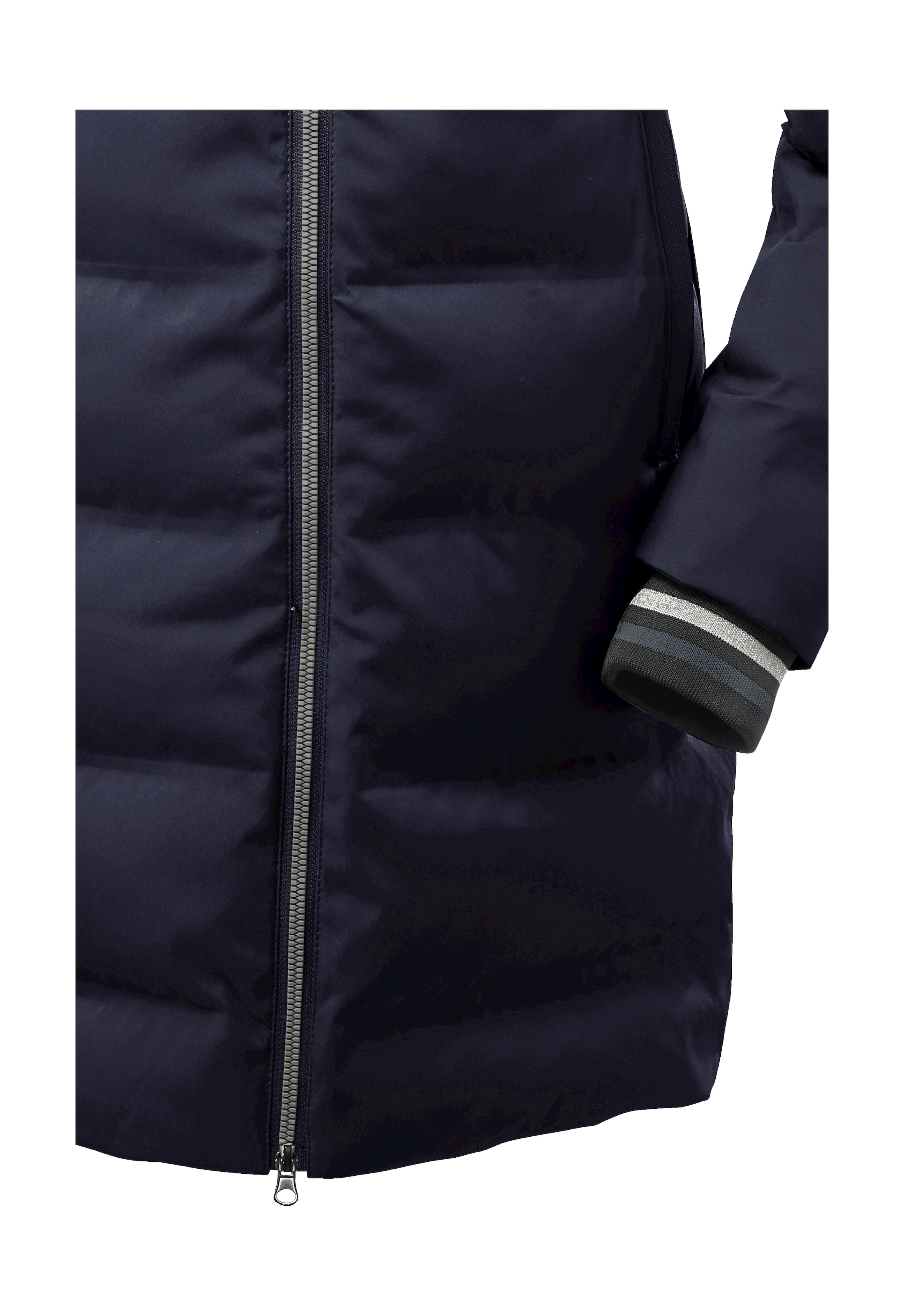 Killtec Steppmantel »KOW 196 GRLS QLTD CT«, Wasserabweisender Parka mit Daunenoptik, verstellbarer Kapuze und 2-Wege-Reissverschluss