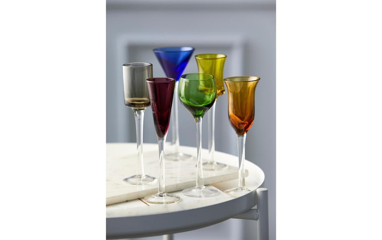 Schnapsglas »Lyngby Coloured Glas 6 Stück, assortiert«