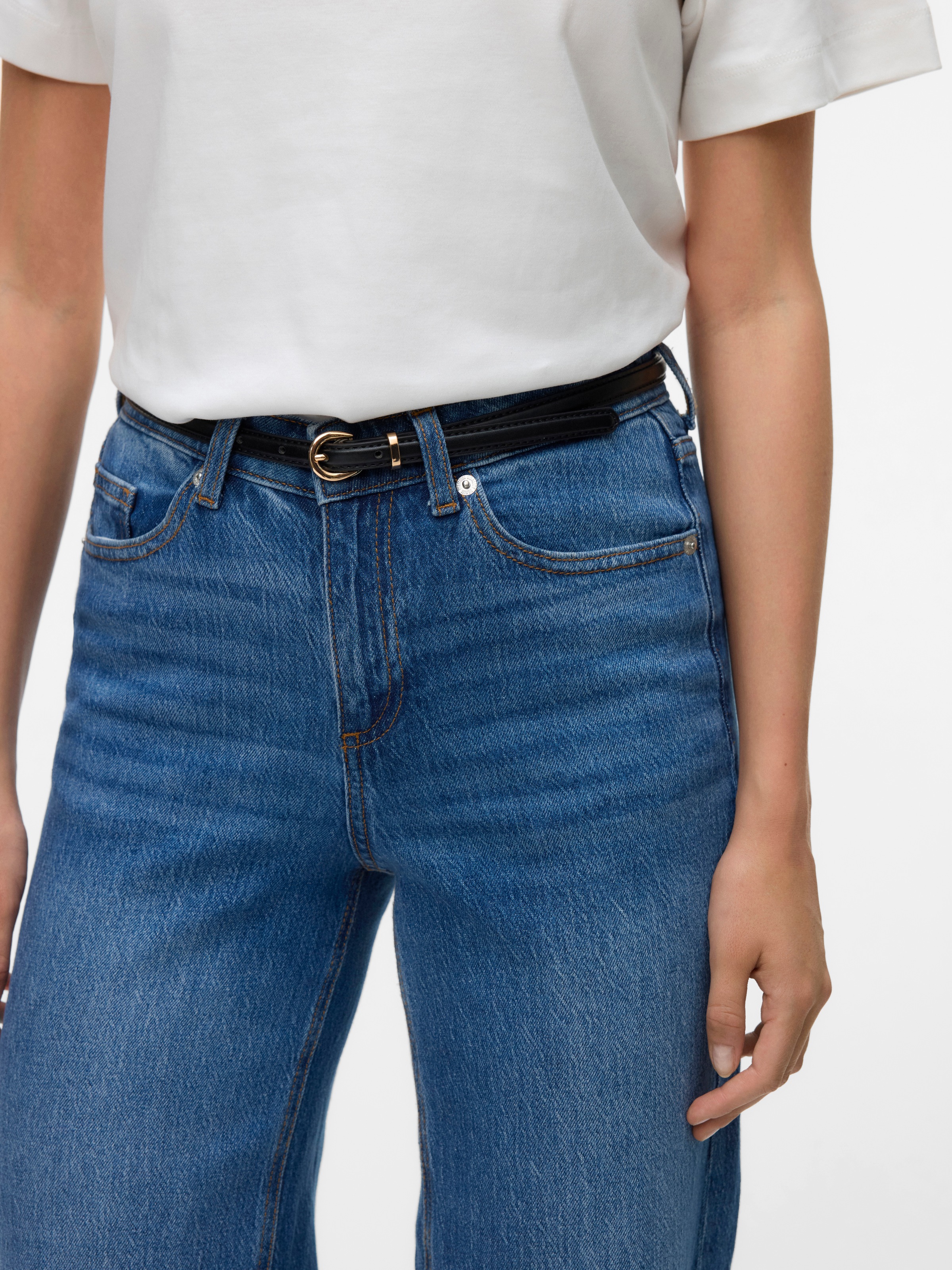 Vero Moda Taillengürtel "VMKATJA COATED BELT 2-PACK NOOS" 2 Stk.