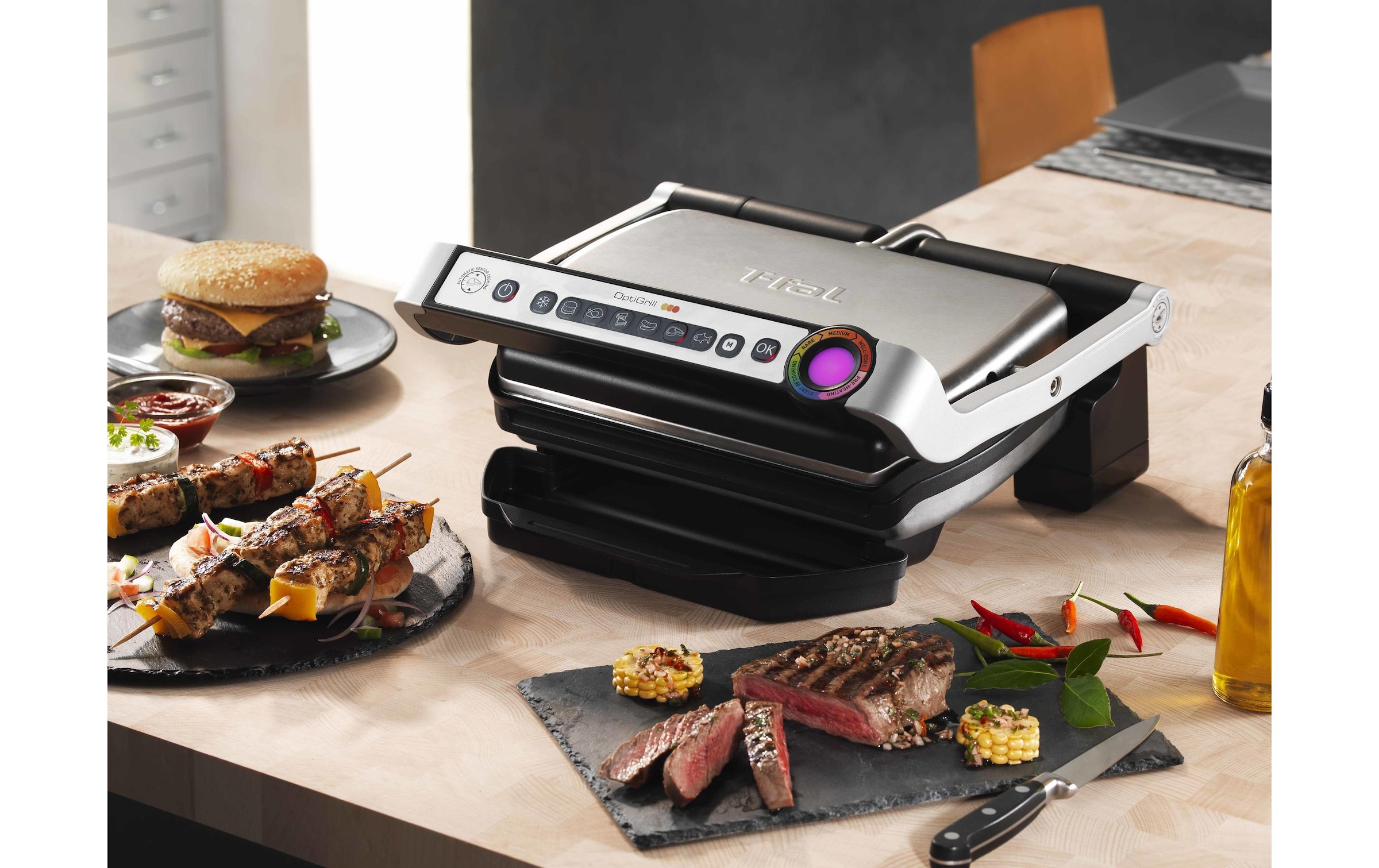 Tefal Kontaktgrill »Optigrill GC705D«, 2000 W