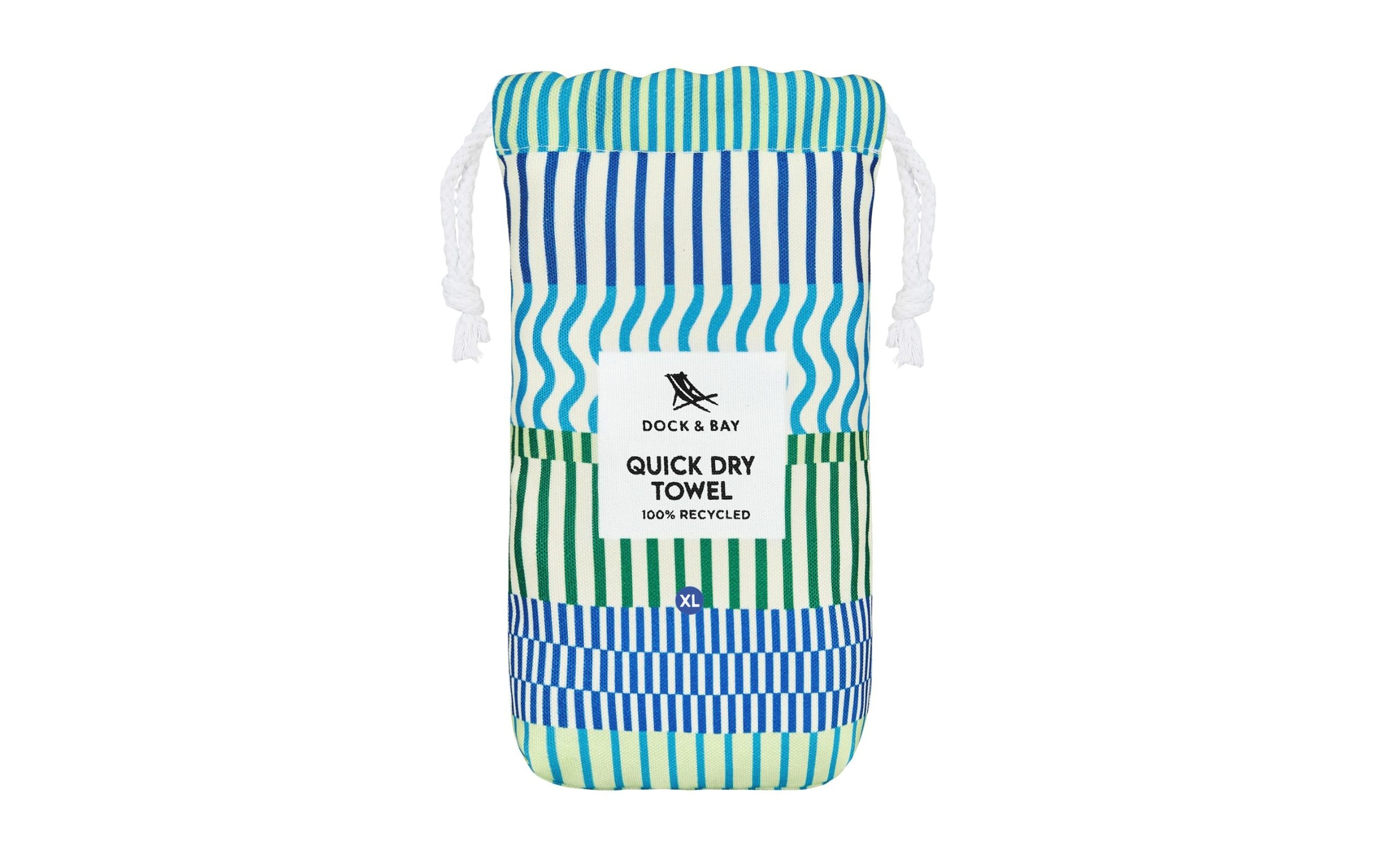 Strandtuch »Dock & Bay Blueberry Spritz 200 cm x 90 cm«, (1 St.)